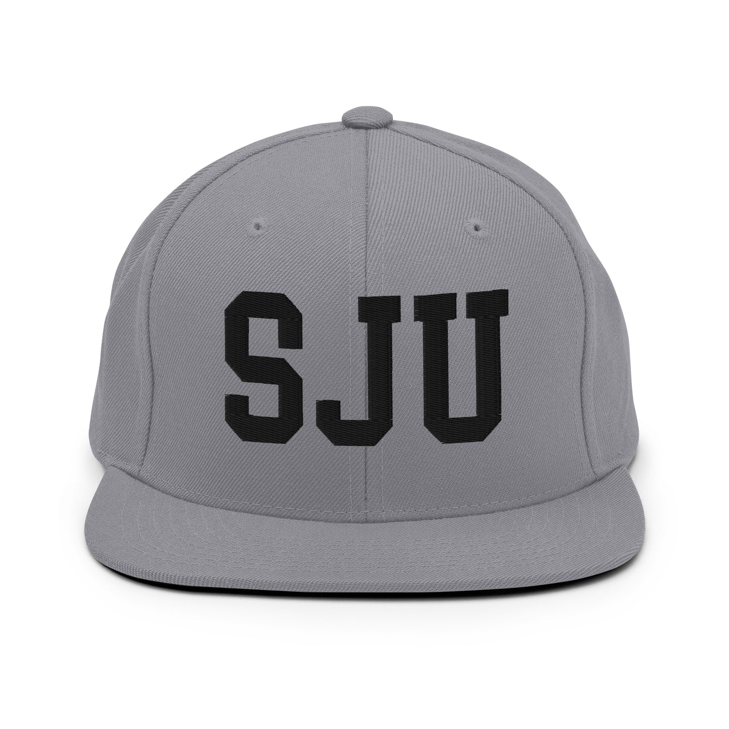 College-Style Classic Snapback Hat • Black • SJU San Juan Souvenir • YHM Designs - Image 19