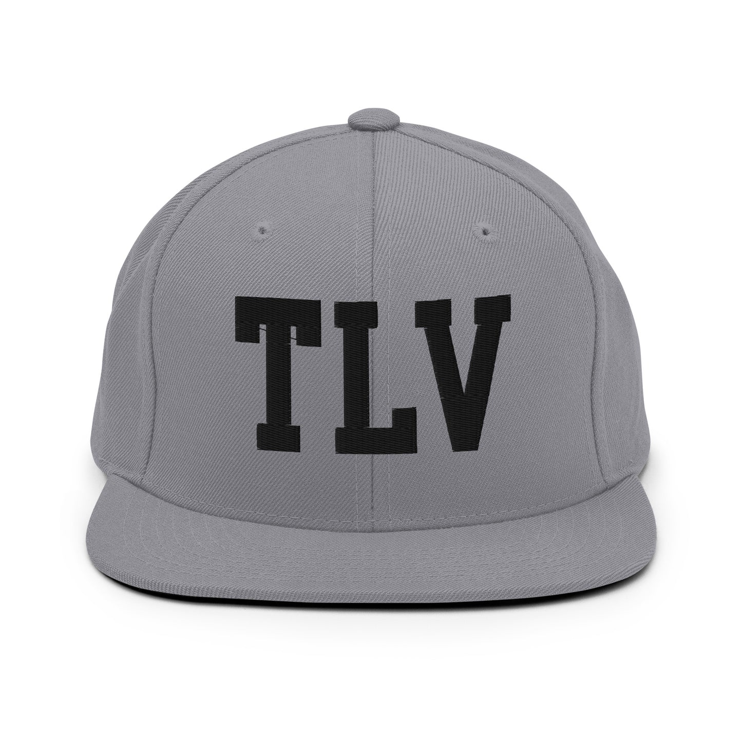College-Style Classic Snapback Hat • Black • TLV Tel Aviv • YHM Designs - Image 19