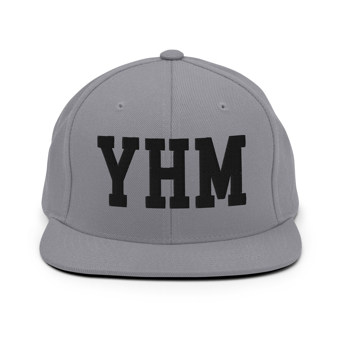 College-Style Classic Snapback Hat • Black • YHM Hamilton Souvenir • YHM Designs - Image 19