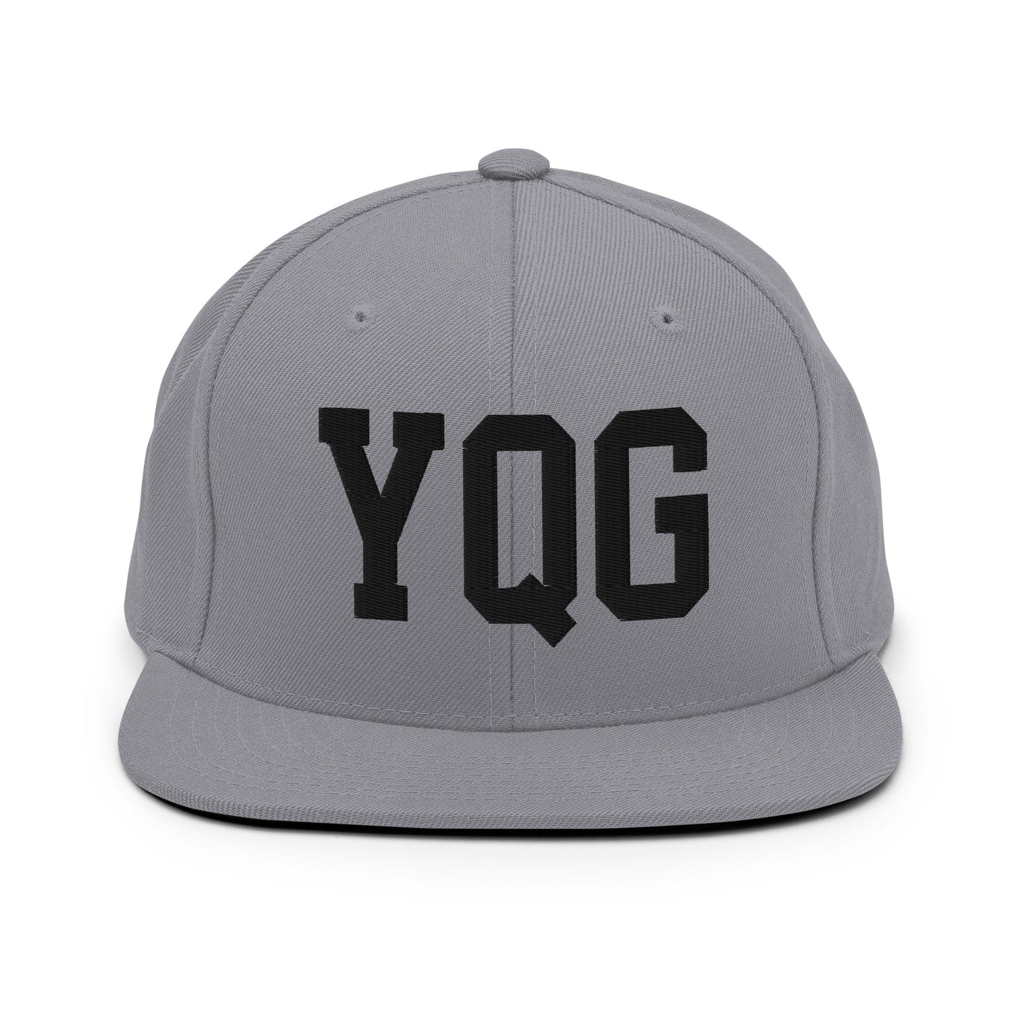 College-Style Classic Snapback Hat • Black • YQG Windsor Souvenir • YHM Designs - Image 19