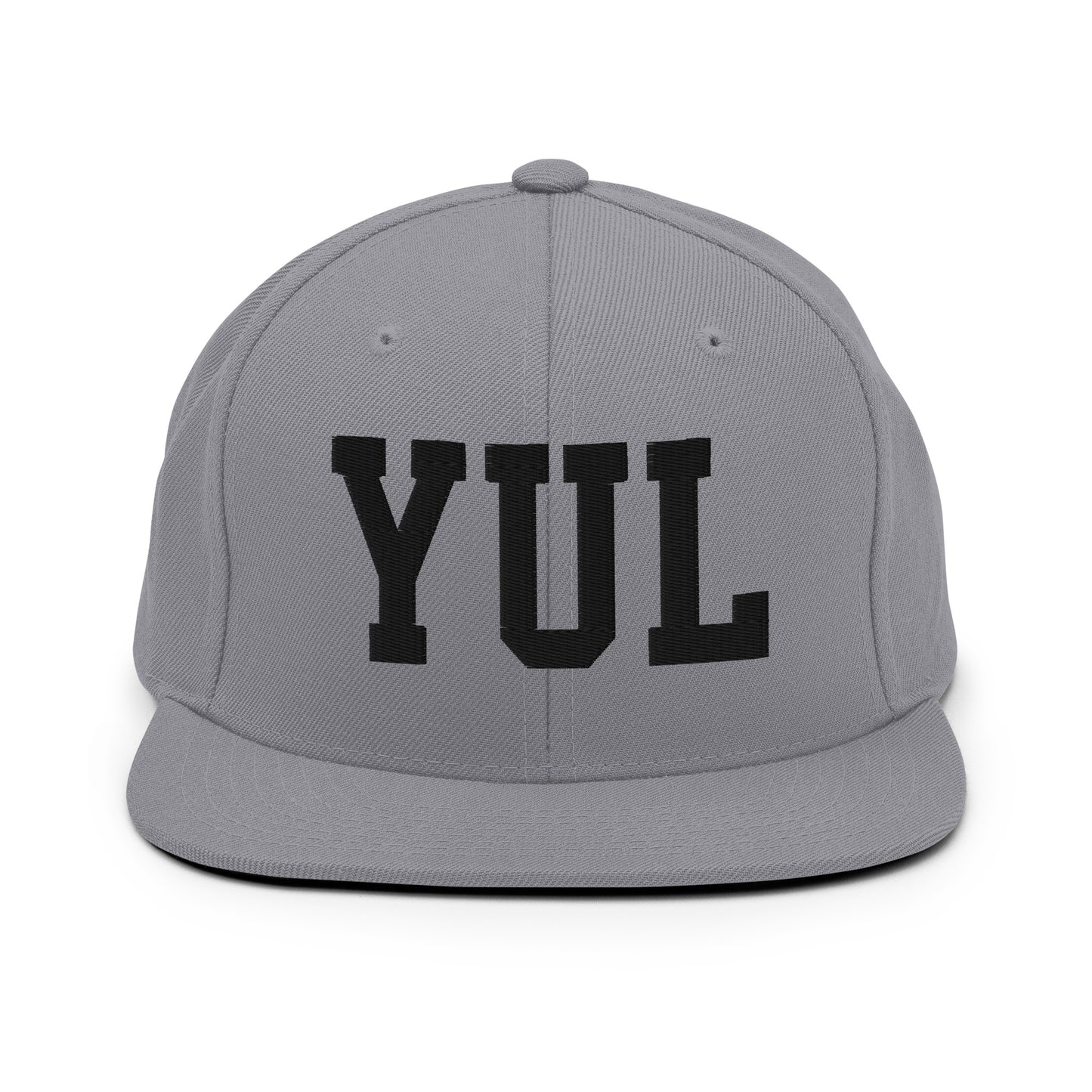 College-Style Classic Snapback Hat • Black • YUL Montreal Souvenir • YHM Designs - Image 19