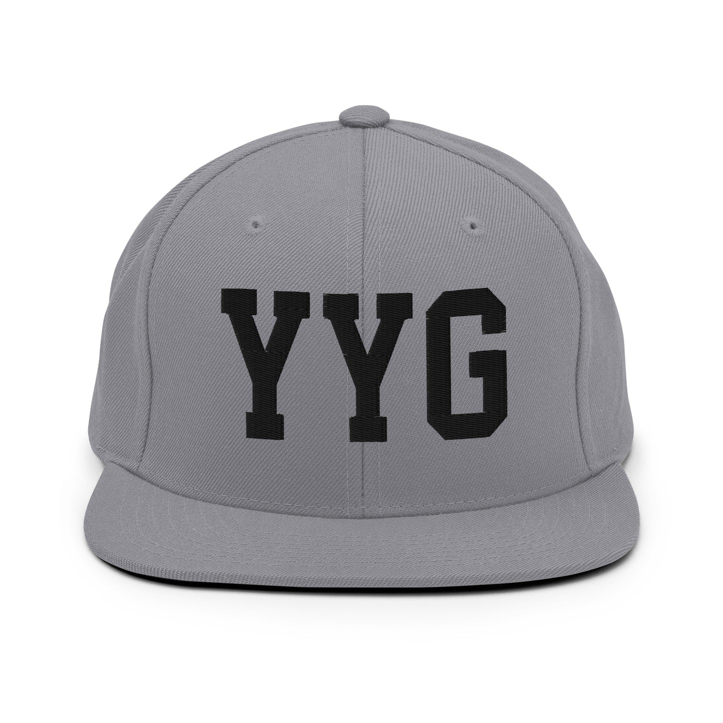 College-Style Classic Snapback Hat • Black • YYG Charlottetown • YHM Designs - Image 19