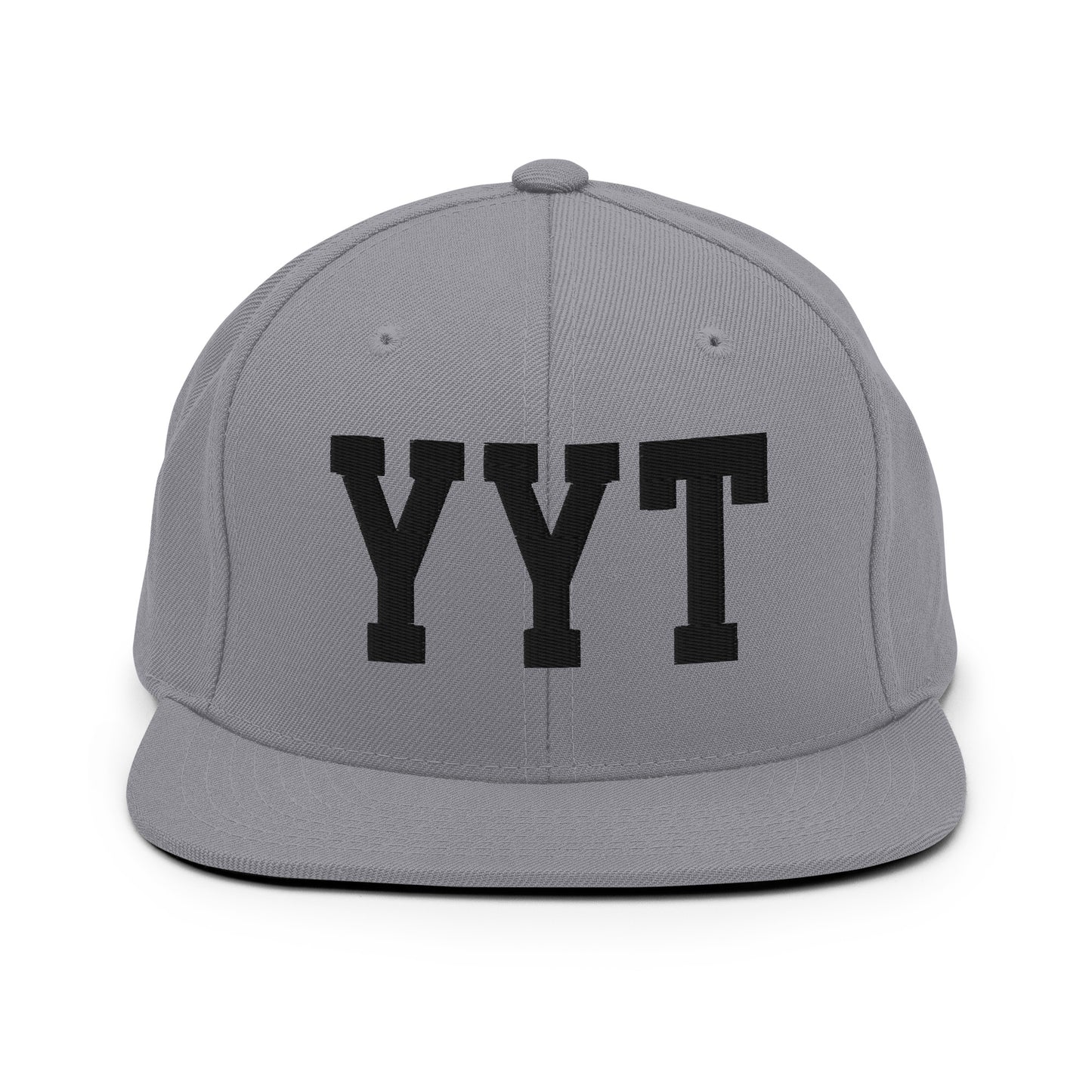 College-Style Classic Snapback Hat • Black • YYT St. John's • YHM Designs - Image 19