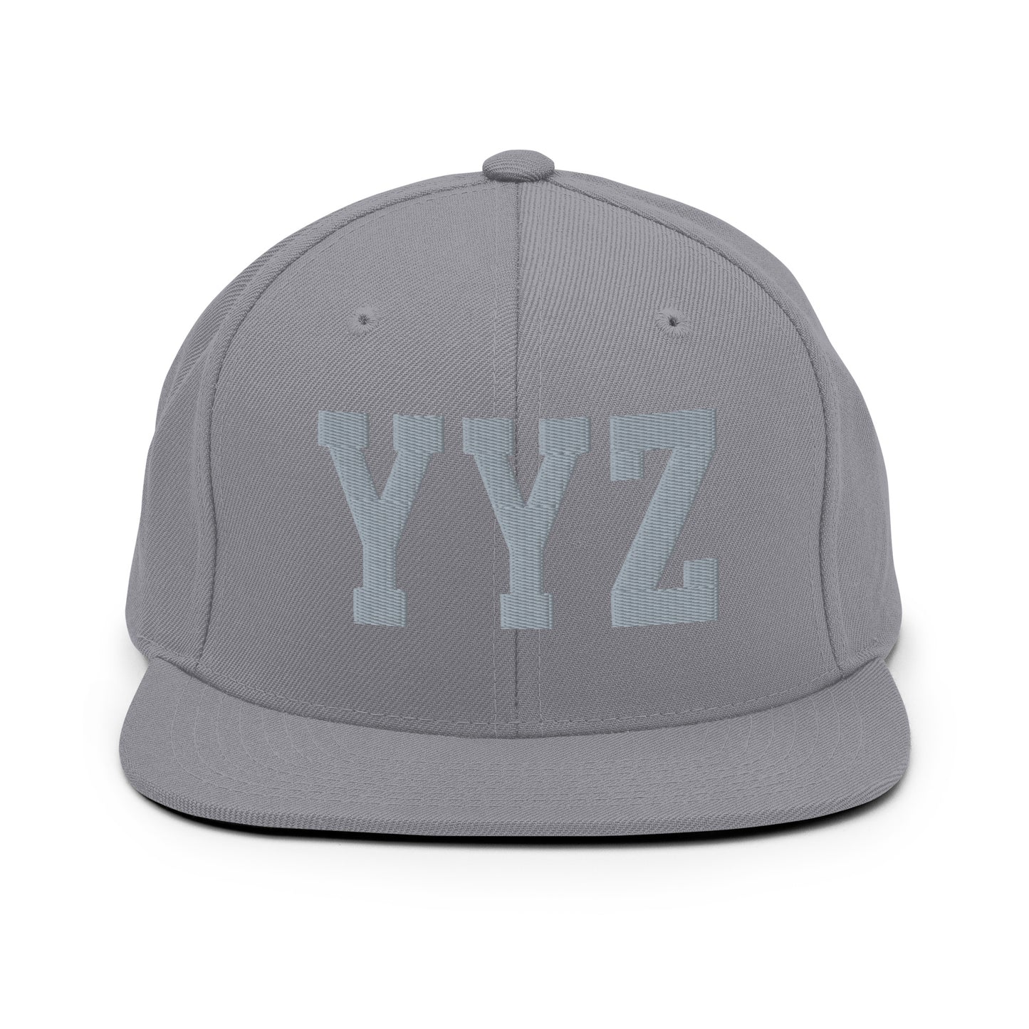 College-Style Classic Snapback Hat • Grey • YYZ Toronto Souvenir • YHM Designs - Image 14