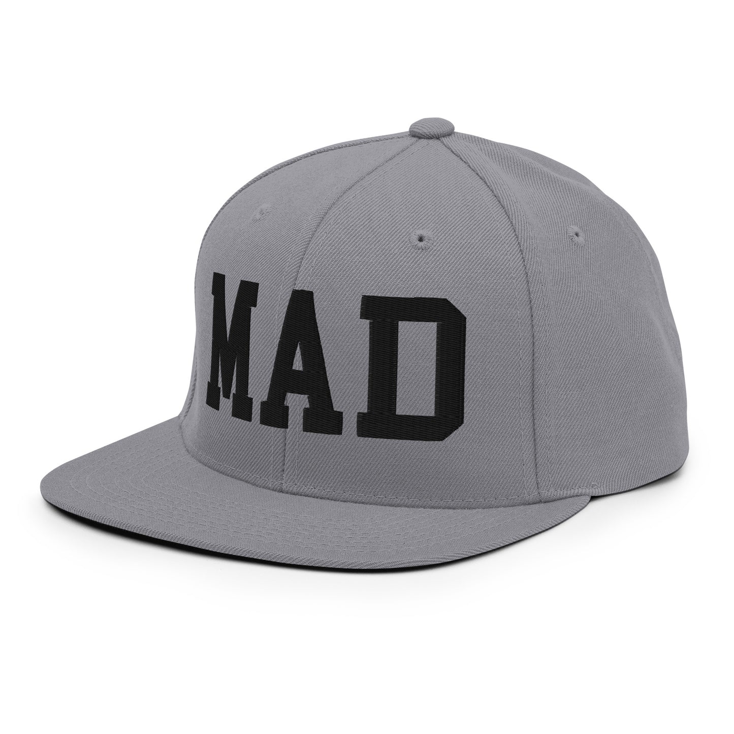 College-Style Classic Snapback Hat • Black • MAD Madrid • YHM Designs - Image 21