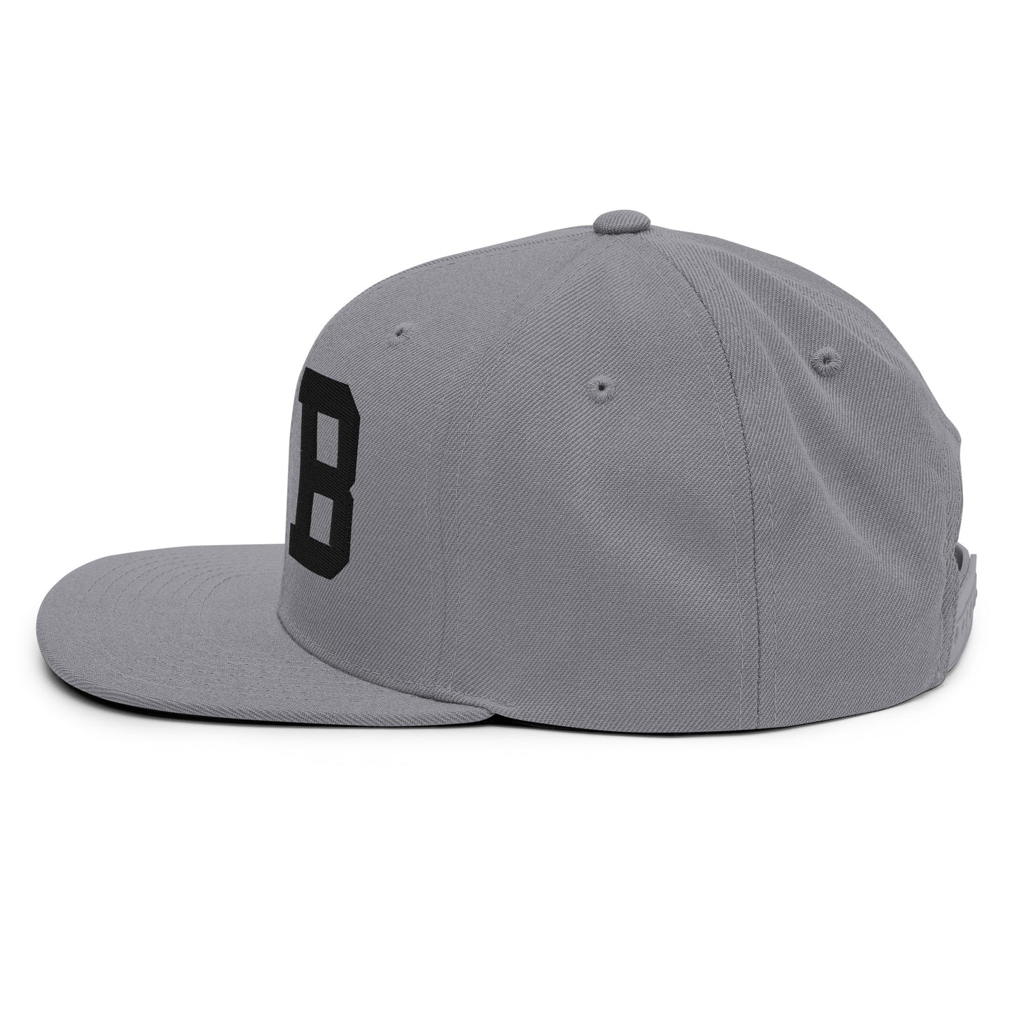 College-Style Classic Snapback Hat • Black • YFB Iqaluit Souvenir • YHM Designs - Image 22