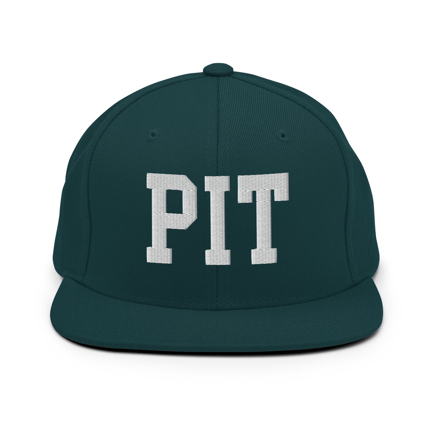 College-Style Classic Snapback Hat • White • PIT Pittsburgh Souvenir • YHM Designs - Image 22