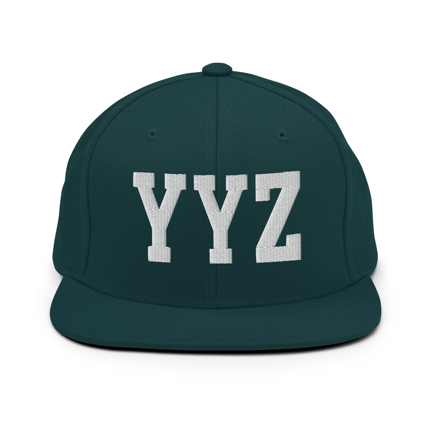 College-Style Classic Snapback Hat • White • YYZ Toronto Souvenir • YHM Designs - Image 22