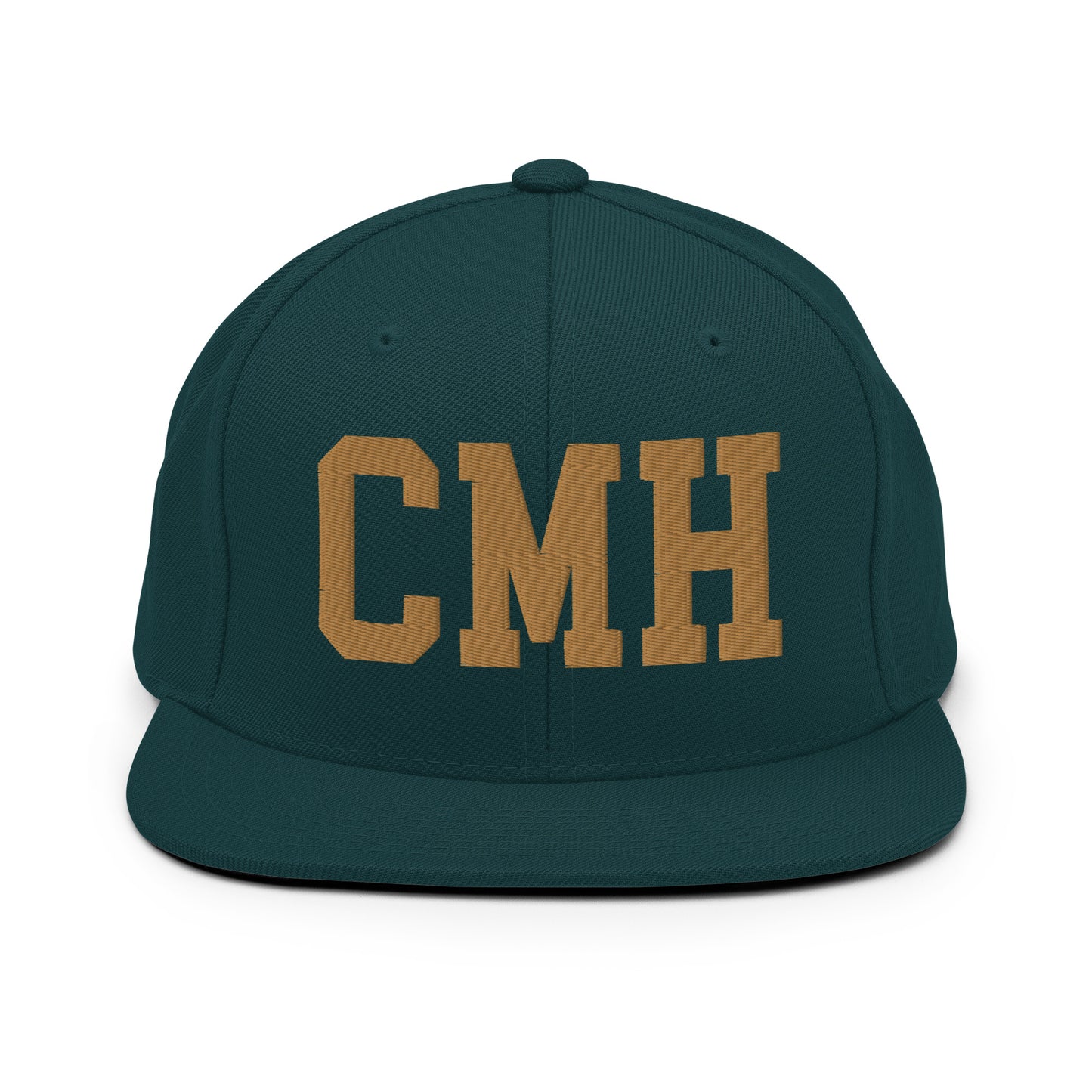College-Style Classic Snapback Hat • Old Gold • CMH Columbus Souvenir • YHM Designs - Image 18