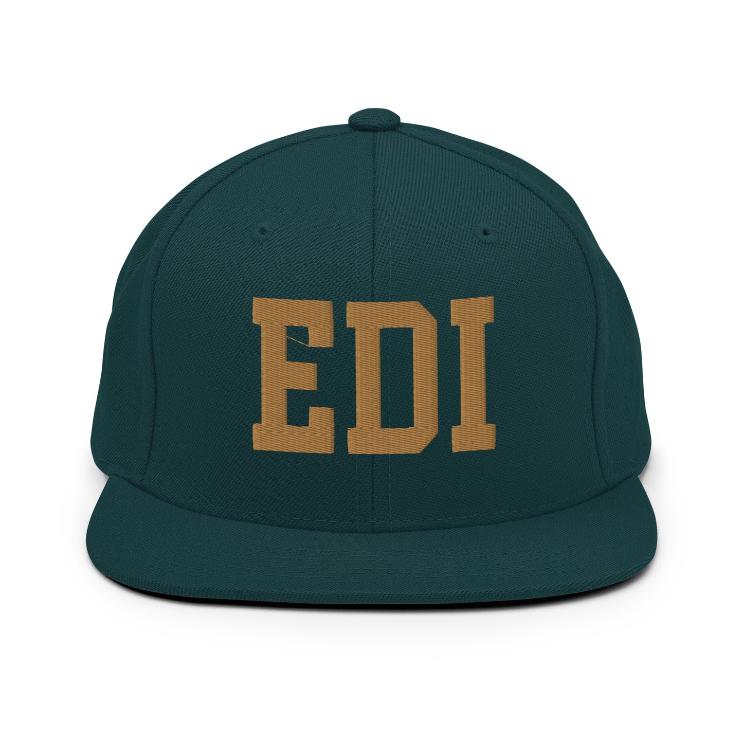 College-Style Classic Snapback Hat • Old Gold • EDI Edinburgh Souvenir • YHM Designs - Image 18