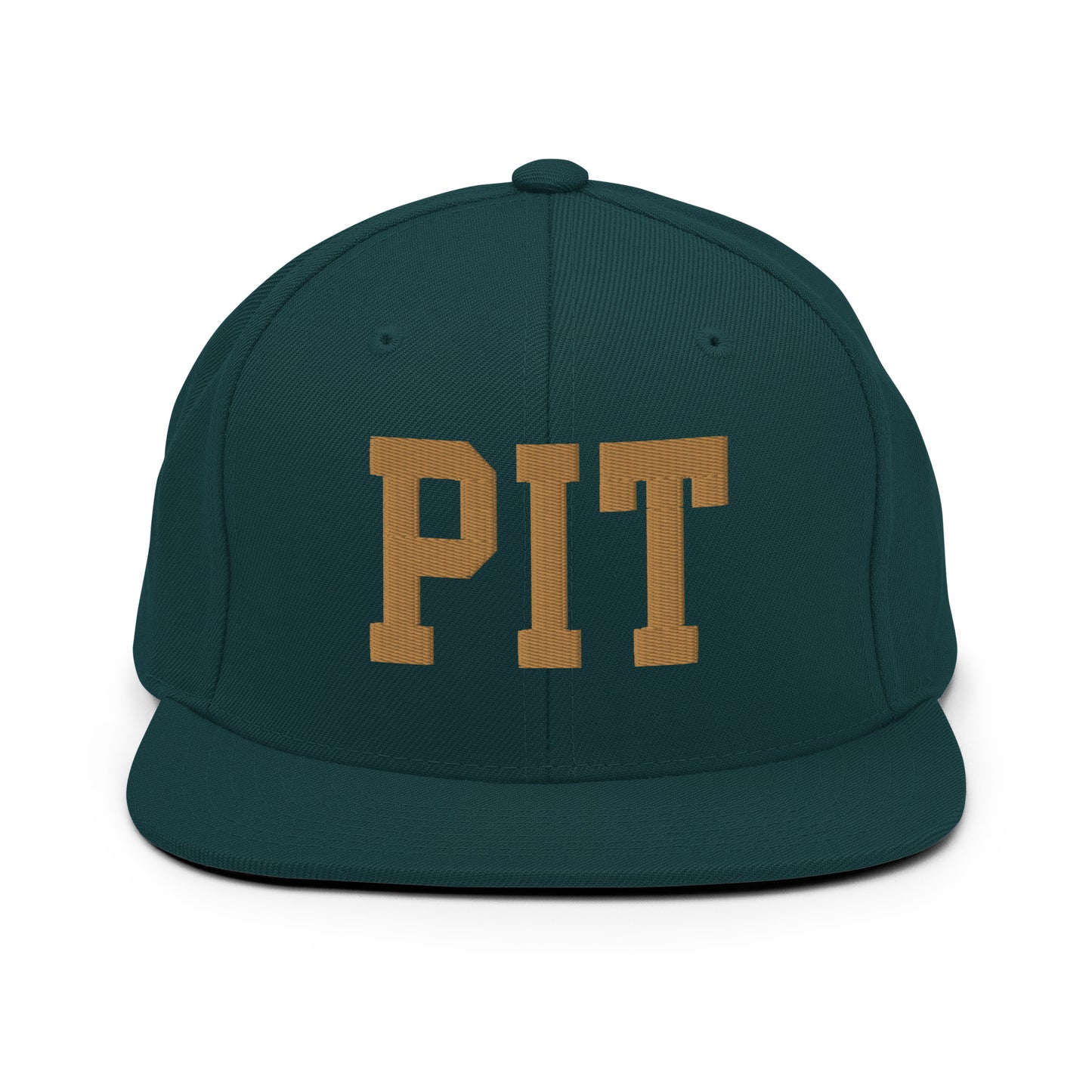 College-Style Classic Snapback Hat • Old Gold • PIT Pittsburgh Souvenir • YHM Designs - Image 18
