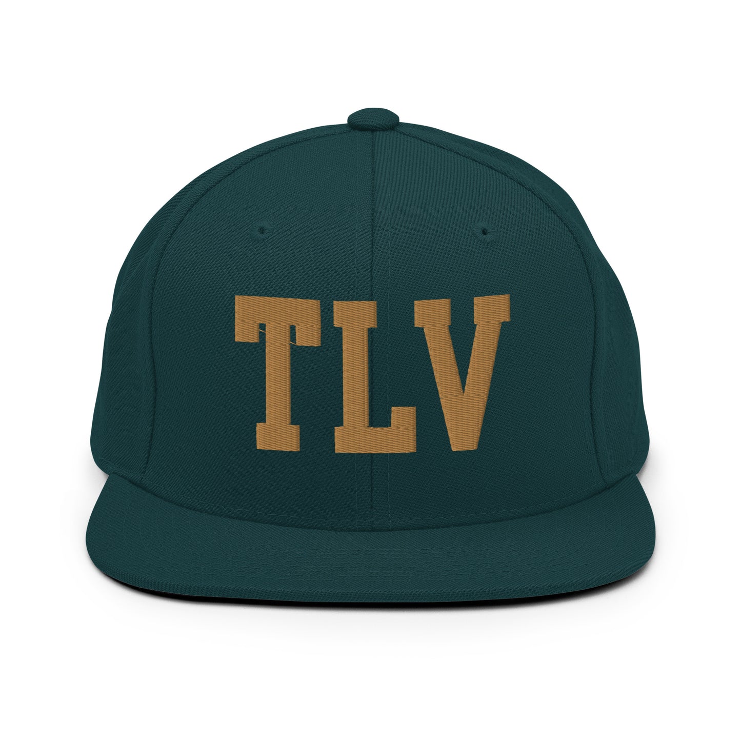College-Style Classic Snapback Hat • Old Gold • TLV Tel Aviv • YHM Designs - Image 18