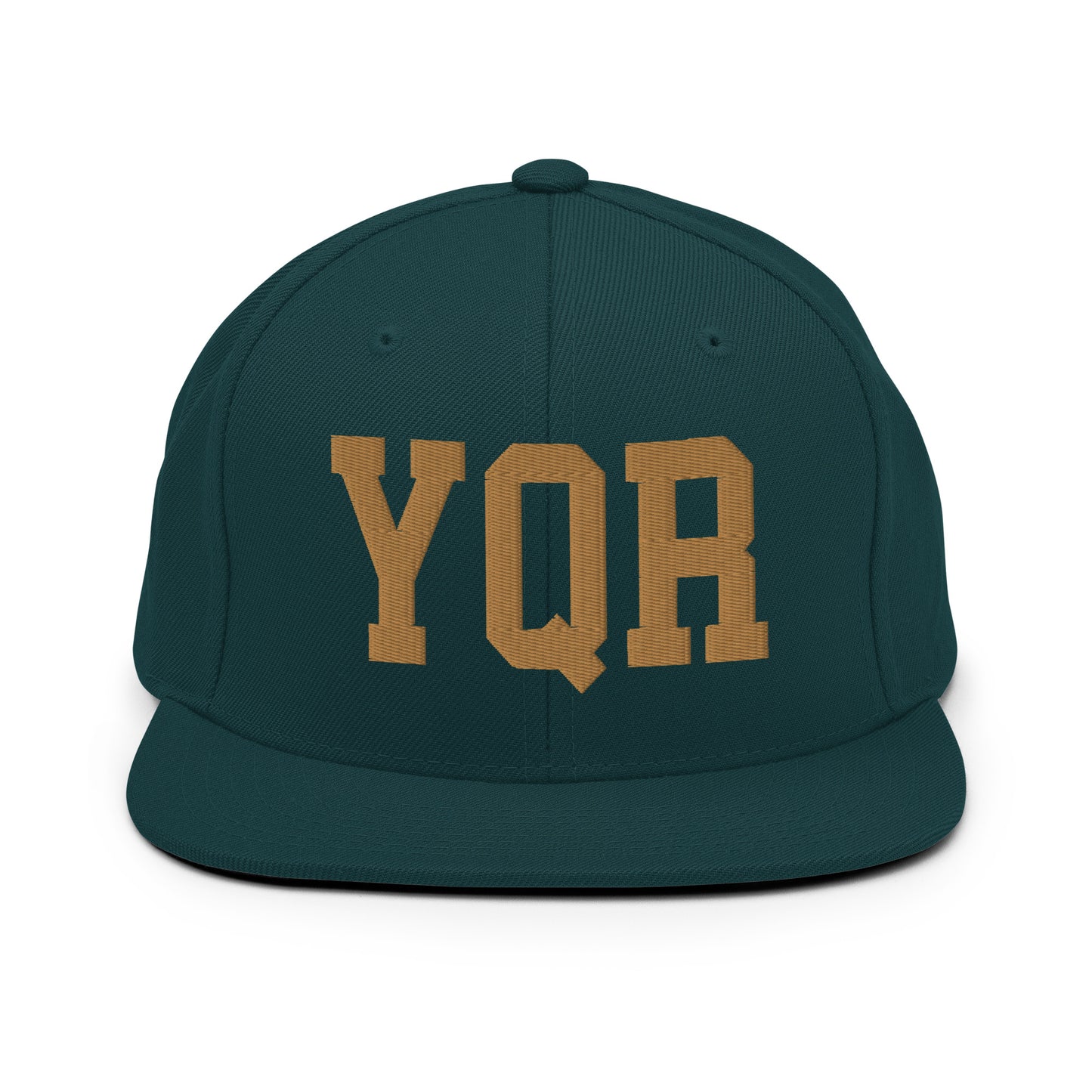 College-Style Classic Snapback Hat • Old Gold • YQR Regina • YHM Designs - Image 18