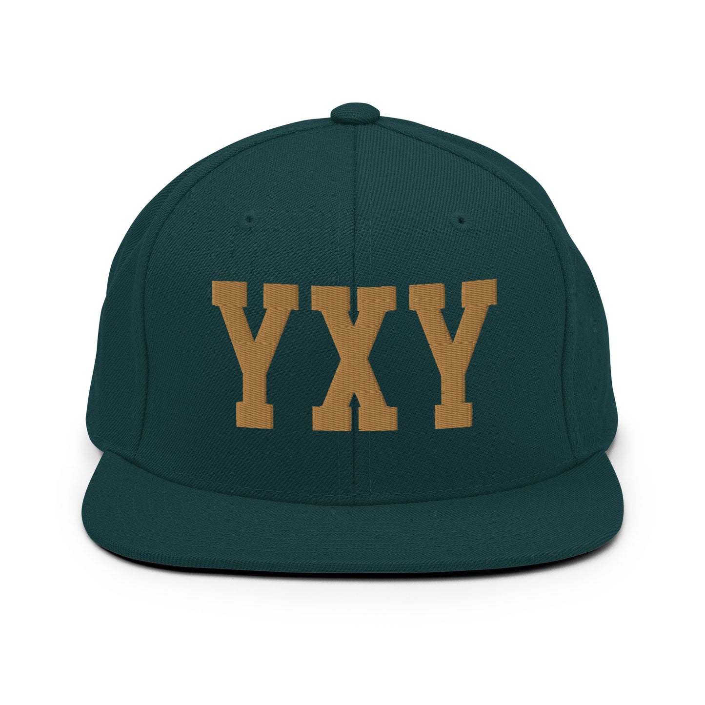 College-Style Classic Snapback Hat • Old Gold • YXY Whitehorse Souvenir • YHM Designs - Image 18