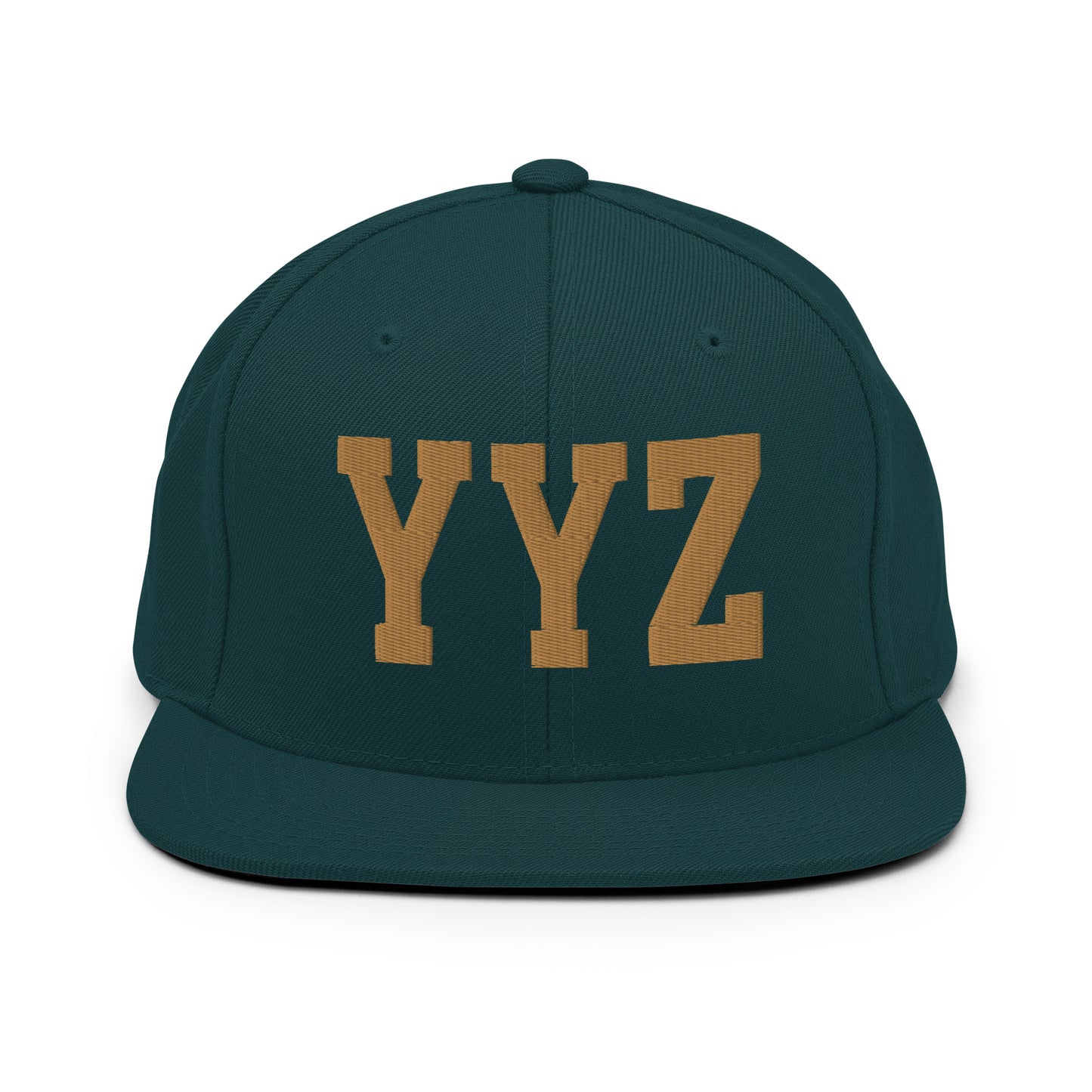 College-Style Classic Snapback Hat • Old Gold • YYZ Toronto Souvenir • YHM Designs - Image 18