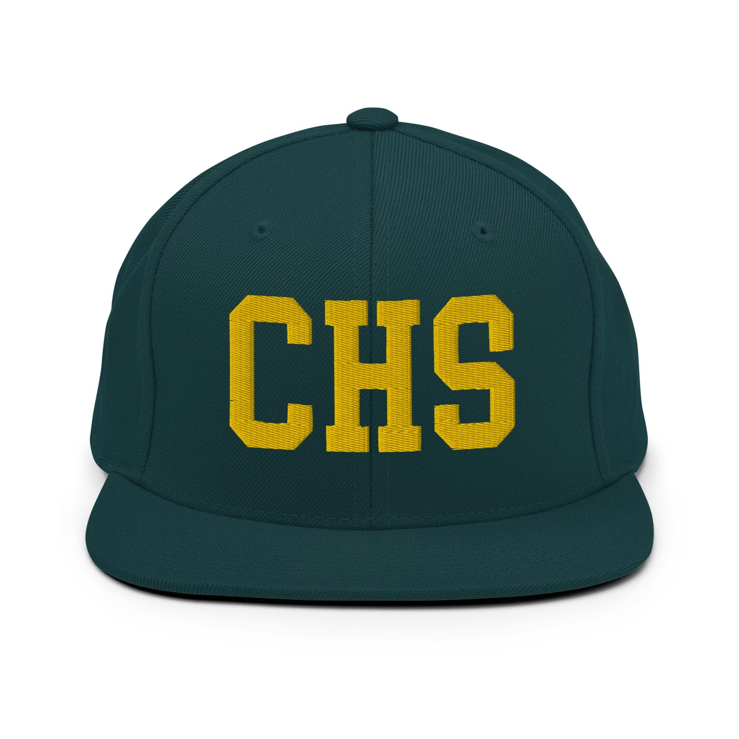 College-Style Classic Snapback Hat • Gold • CHS Charleston • YHM Designs - Image 14