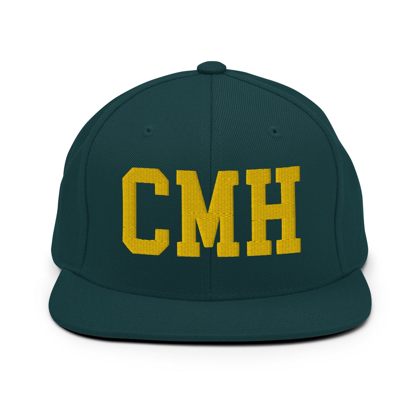 College-Style Classic Snapback Hat • Gold • CMH Columbus • YHM Designs - Image 14