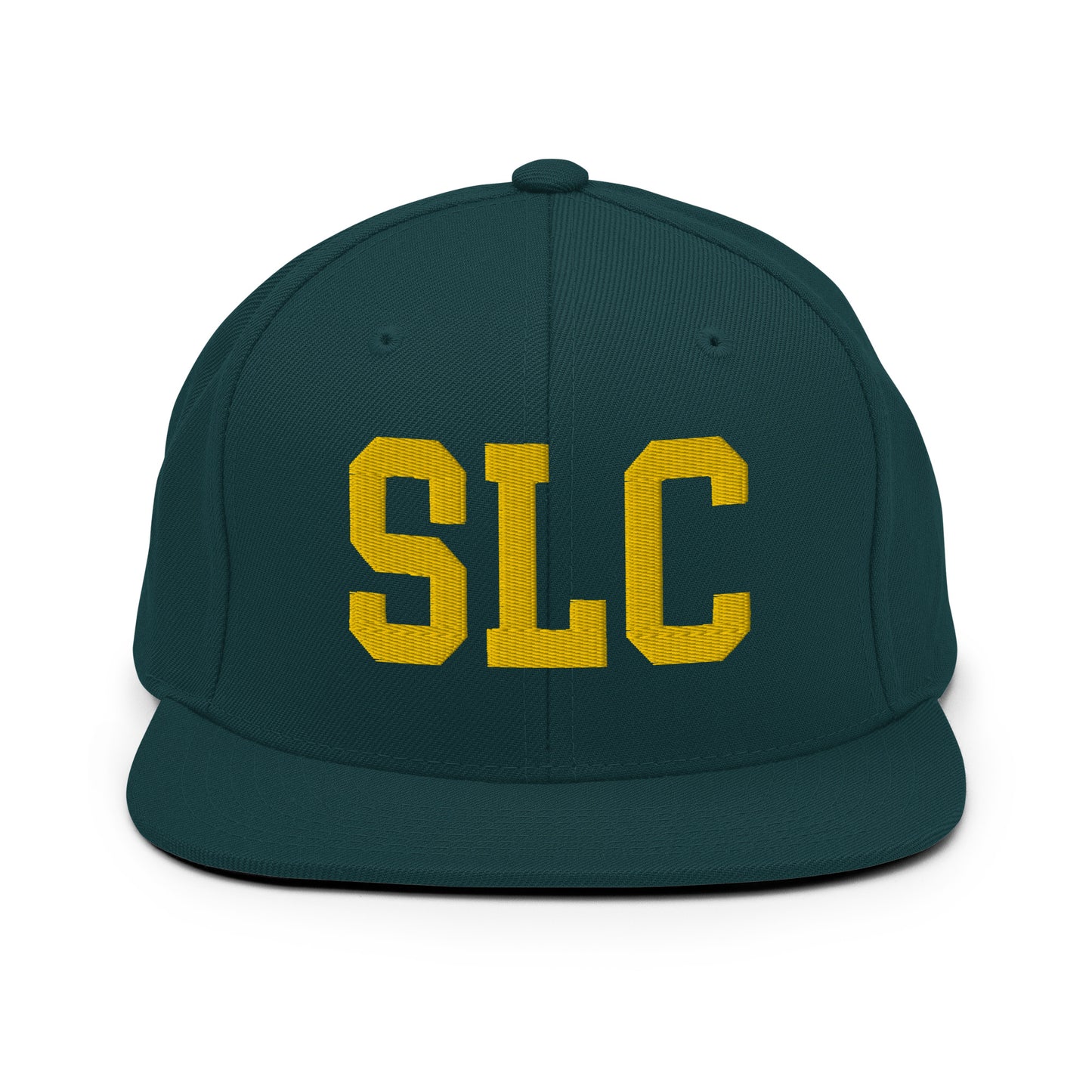 College-Style Classic Snapback Hat • Gold • SLC Salt Lake City • YHM Designs - Image 14