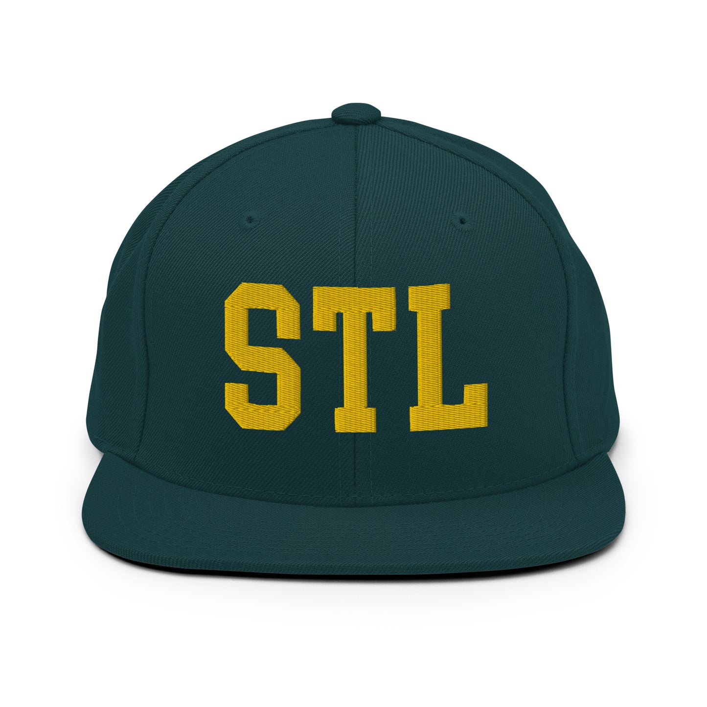 College-Style Classic Snapback Hat • Gold • STL St. Louis • YHM Designs - Image 14
