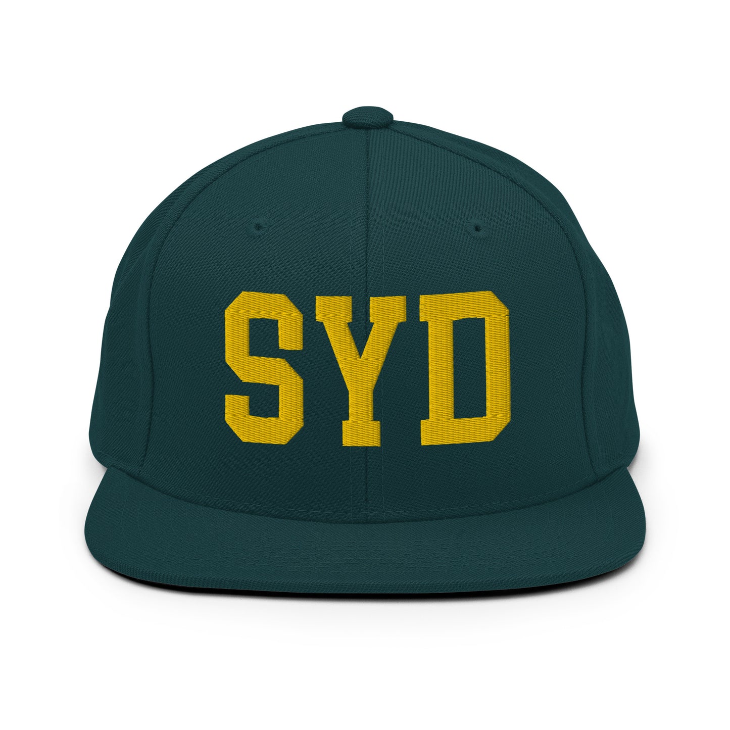 College-Style Classic Snapback Hat • Gold • SYD Sydney • YHM Designs - Image 14