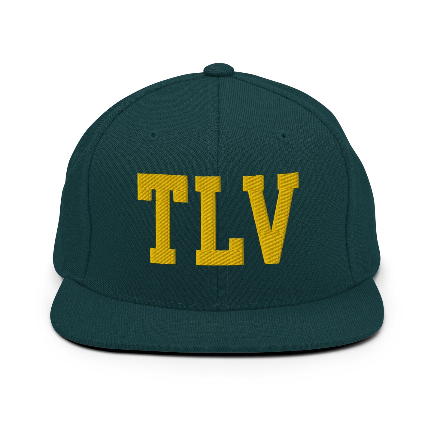 College-Style Classic Snapback Hat • Gold • TLV Tel Aviv • YHM Designs - Image 14