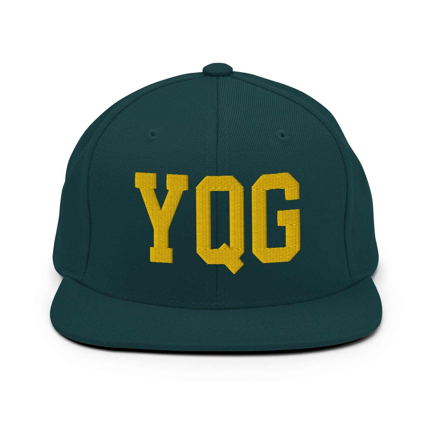 College-Style Classic Snapback Hat • Gold • YQG Windsor • YHM Designs - Image 14