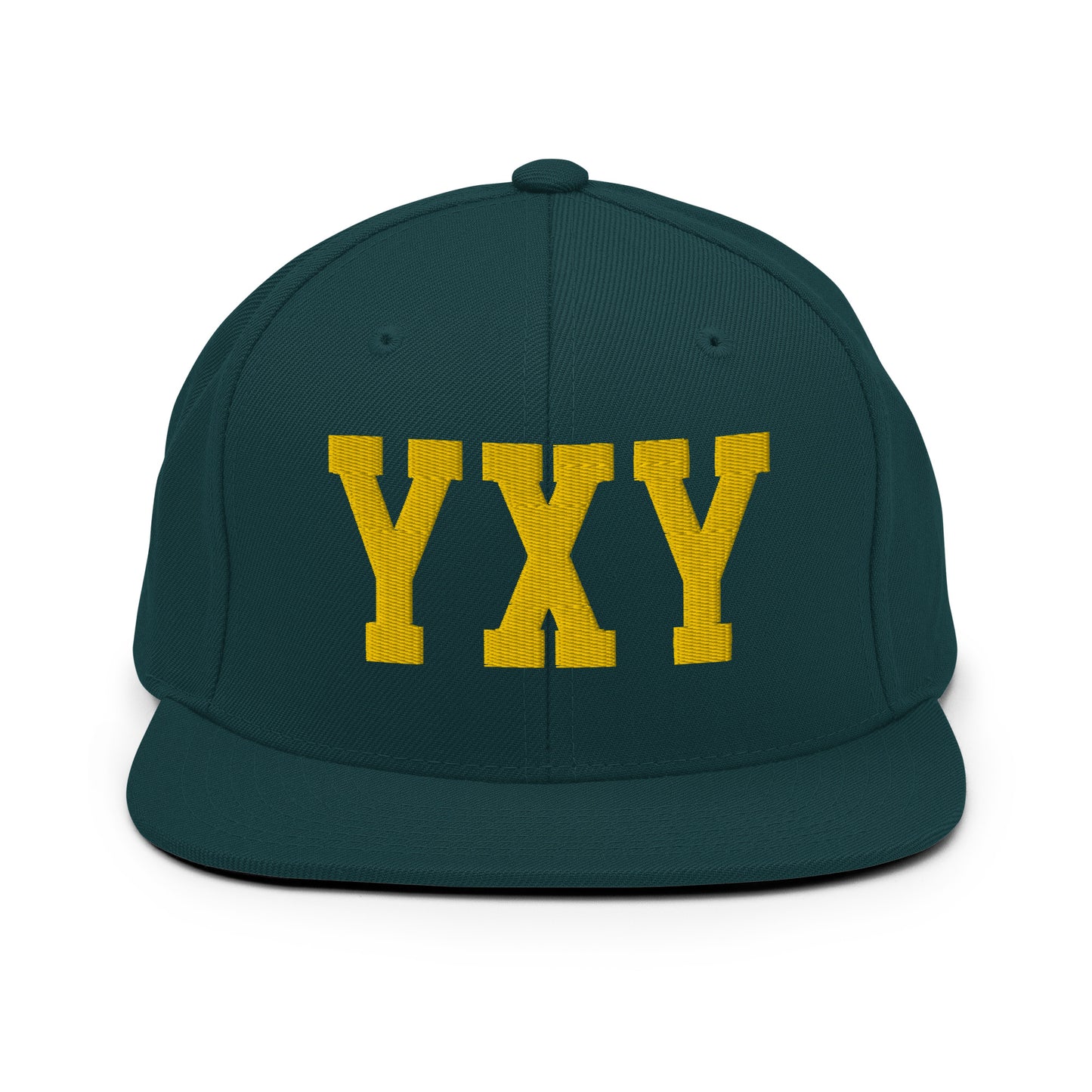 College-Style Classic Snapback Hat • Gold • YXY Whitehorse • YHM Designs - Image 14