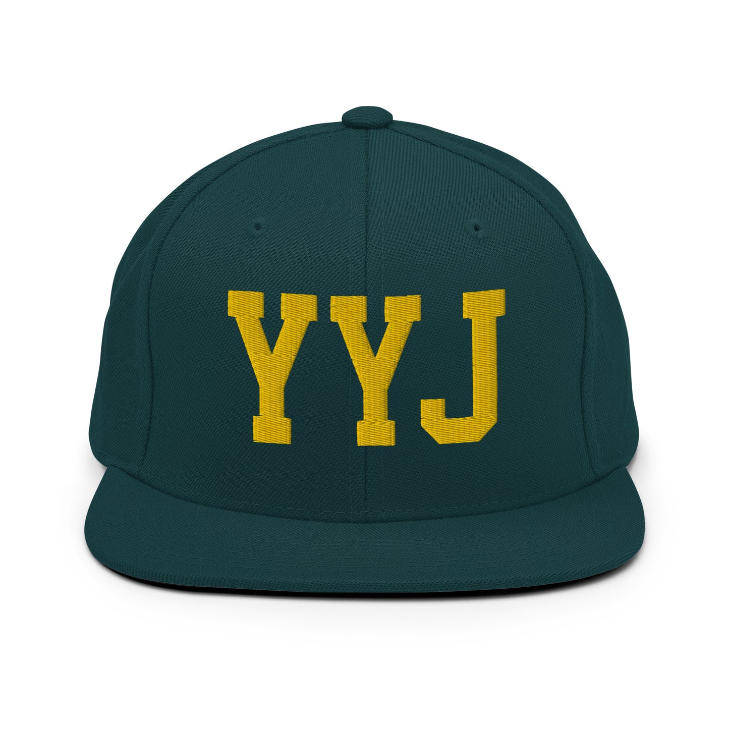 College-Style Classic Snapback Hat • Gold • YYJ Victoria • YHM Designs - Image 14