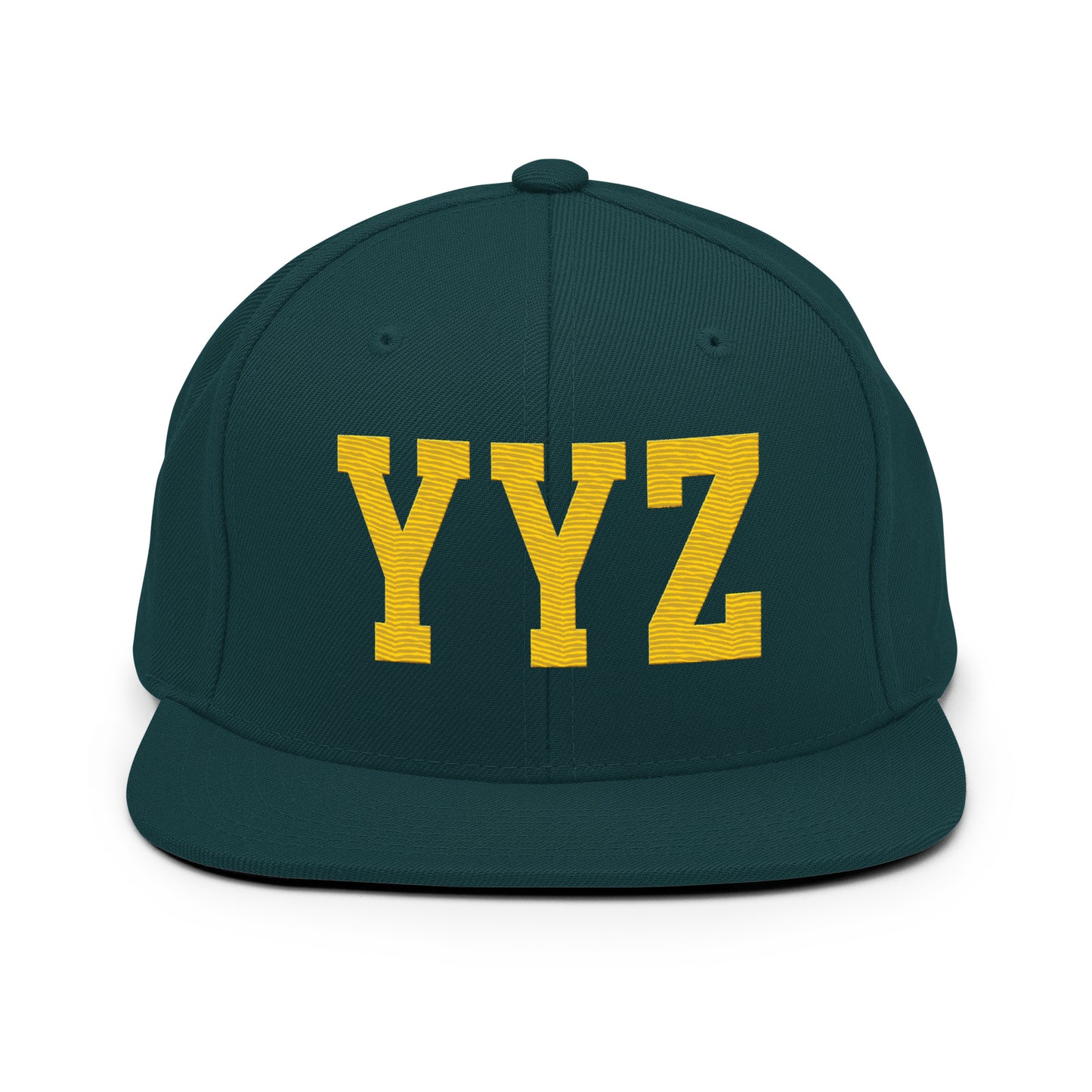 College-Style Classic Snapback Hat • Gold • YYZ Toronto • YHM Designs - Image 14