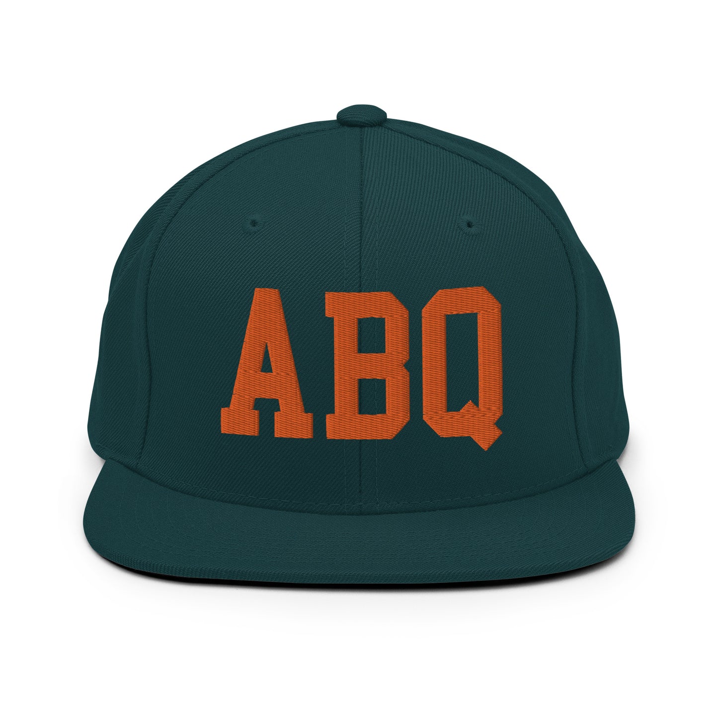 College-Style Classic Snapback Hat • Orange • ABQ Albuquerque • YHM Designs - Image 23