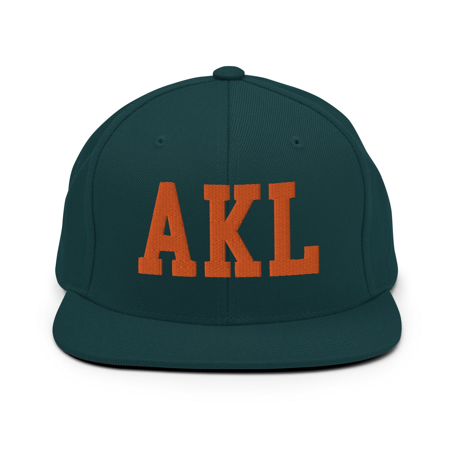 College-Style Classic Snapback Hat • Orange • AKL Auckland • YHM Designs - Image 23