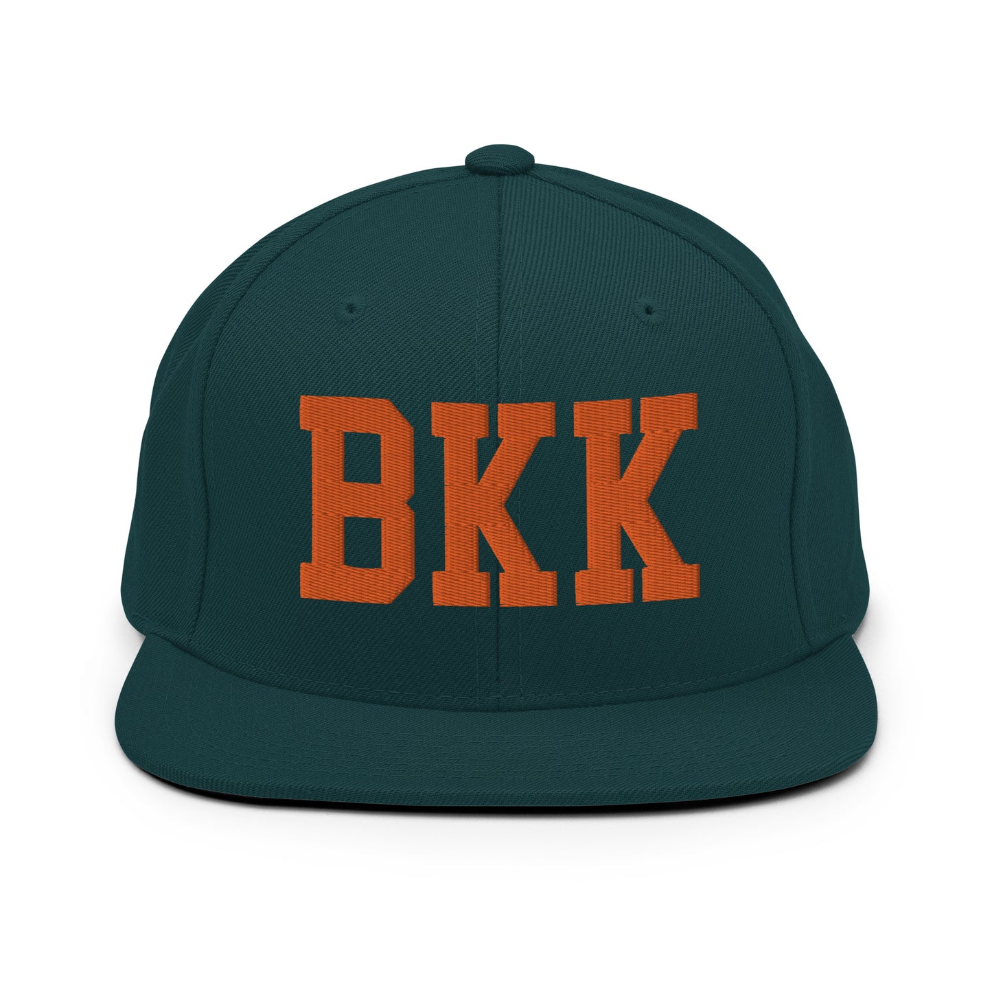 College-Style Classic Snapback Hat • Orange • BKK Bangkok • YHM Designs - Image 23