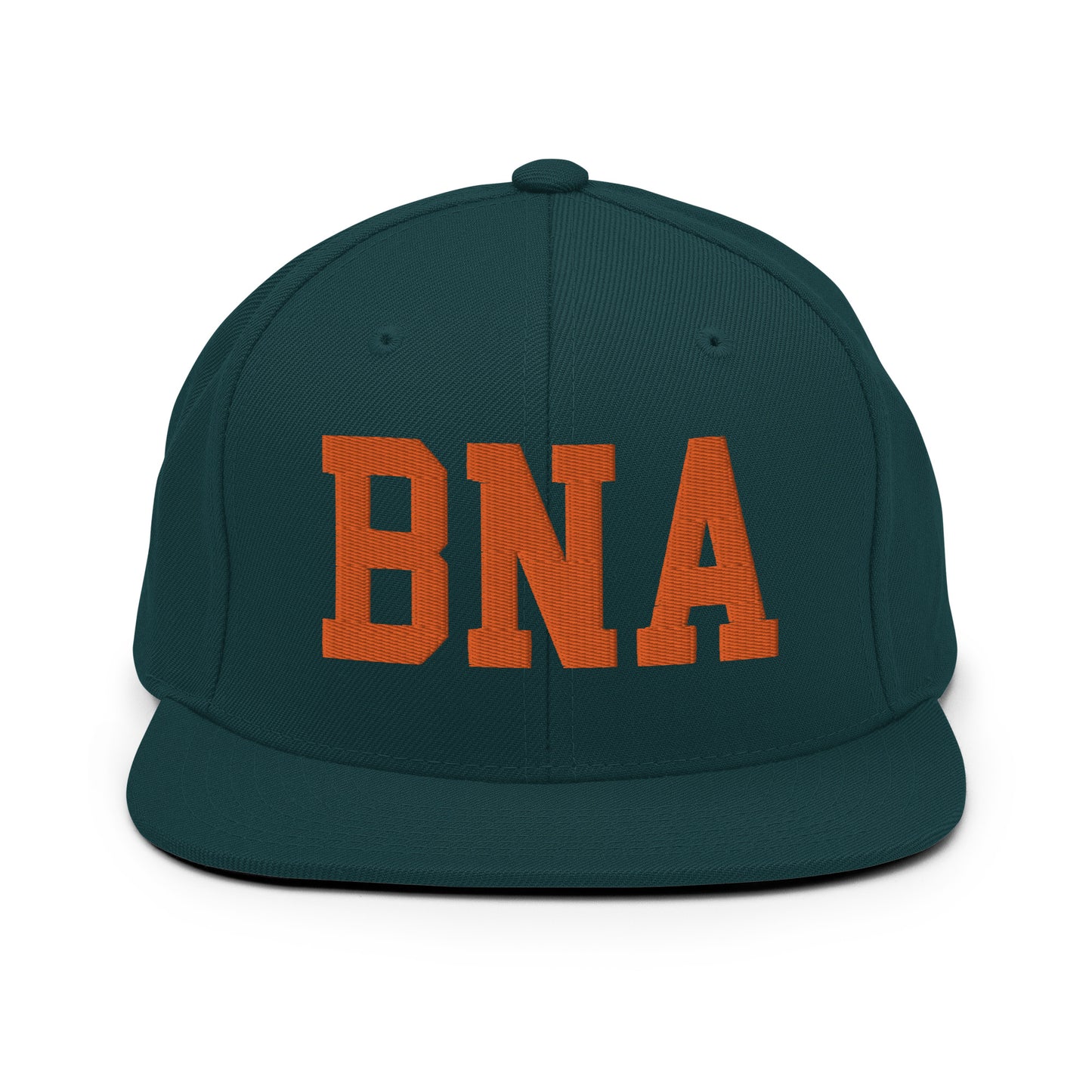 College-Style Classic Snapback Hat • Orange • BNA Nashville • YHM Designs - Image 23