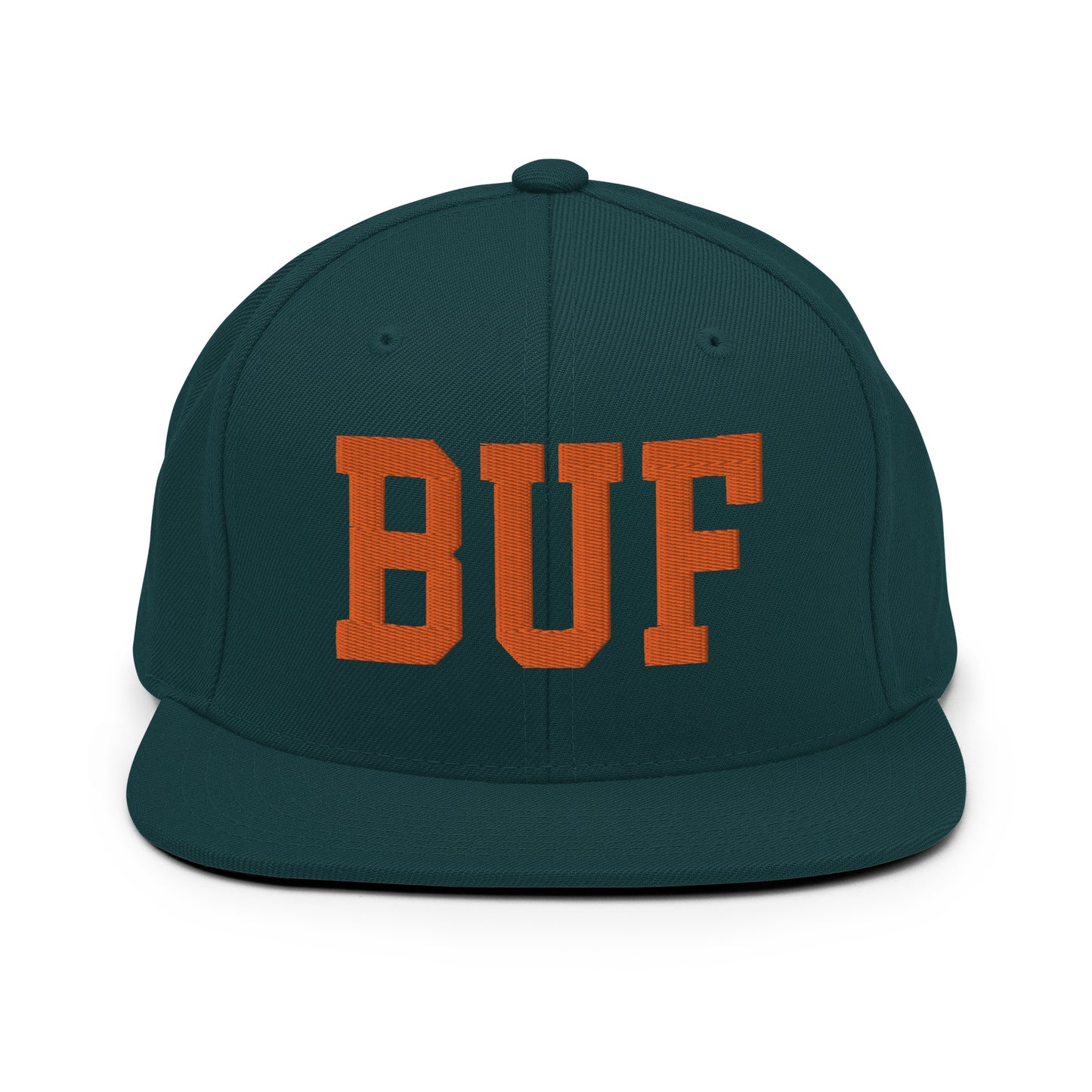 College-Style Classic Snapback Hat • Orange • BUF Buffalo • YHM Designs - Image 23