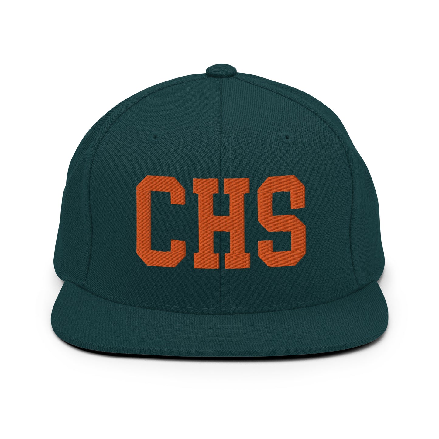 College-Style Classic Snapback Hat • Orange • CHS Charleston • YHM Designs - Image 23