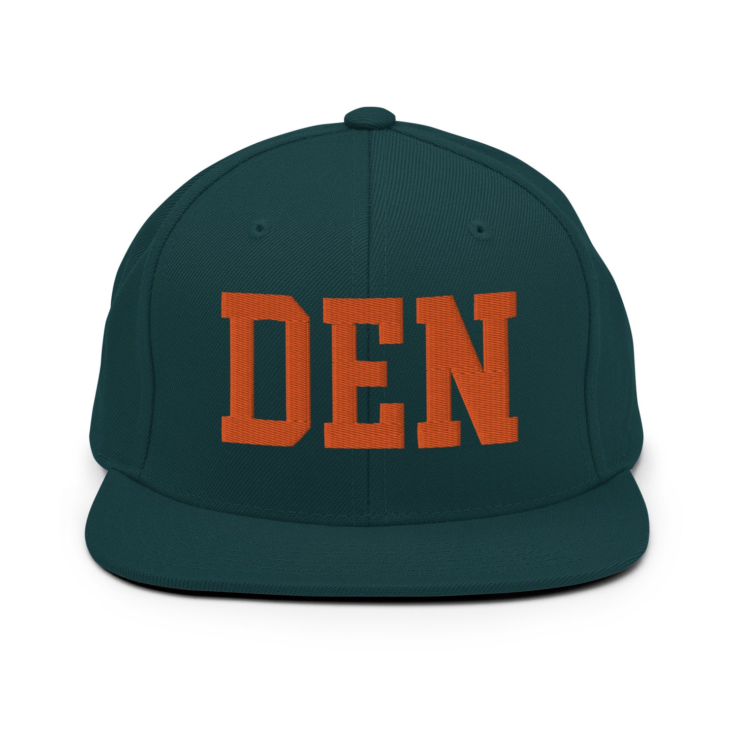 College-Style Classic Snapback Hat • Orange • DEN Denver • YHM Designs - Image 23