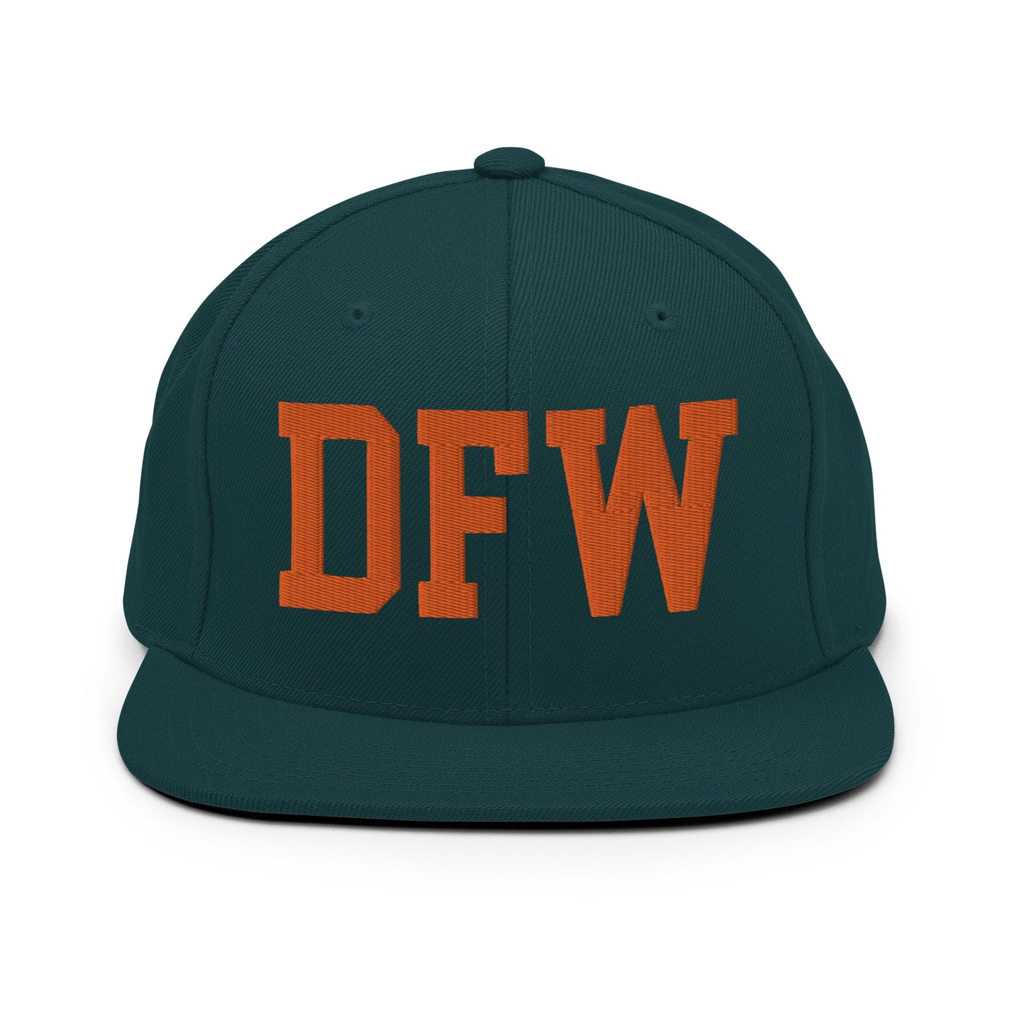 College-Style Classic Snapback Hat • Orange • DFW Dallas • YHM Designs - Image 23