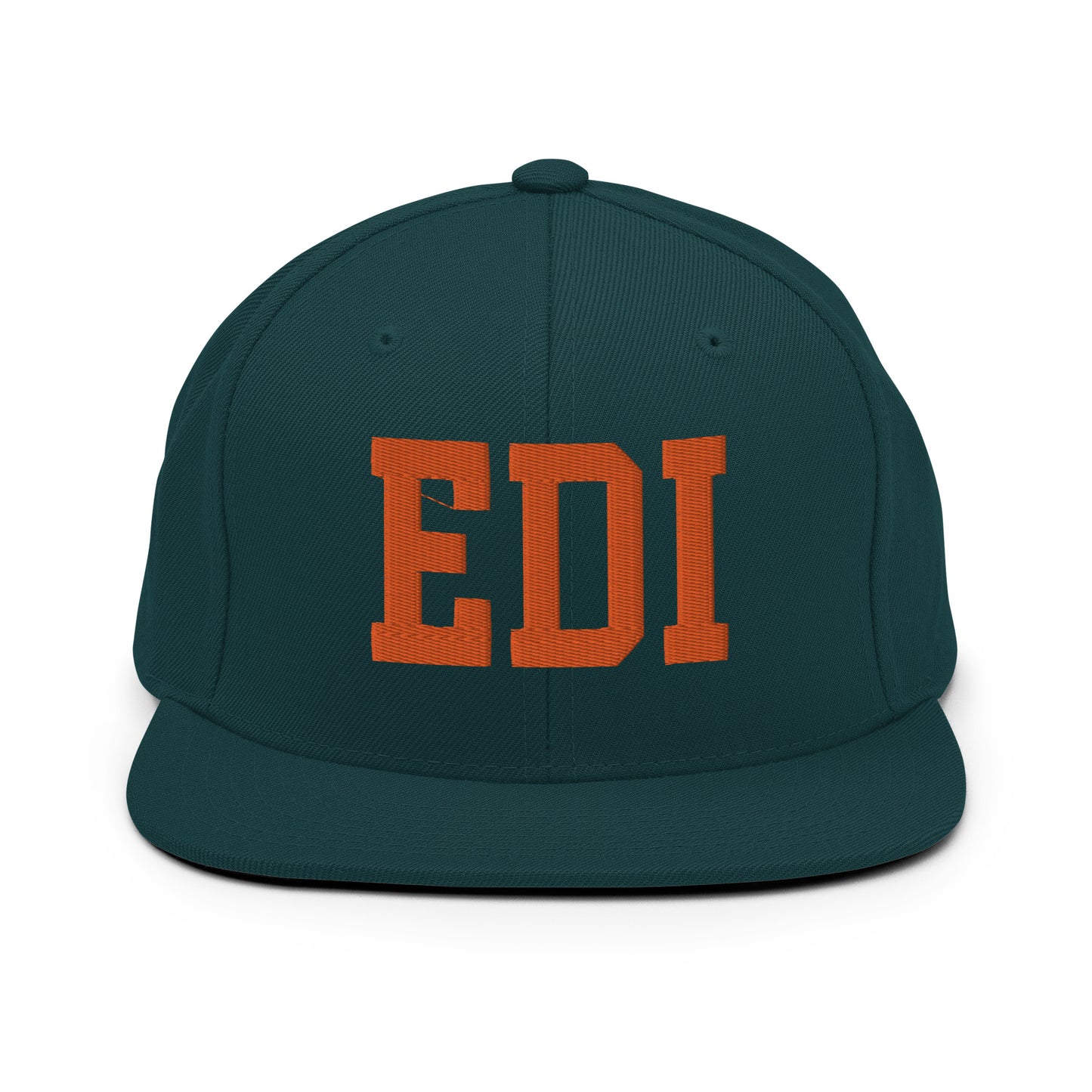 College-Style Classic Snapback Hat • Orange • EDI Edinburgh • YHM Designs - Image 23