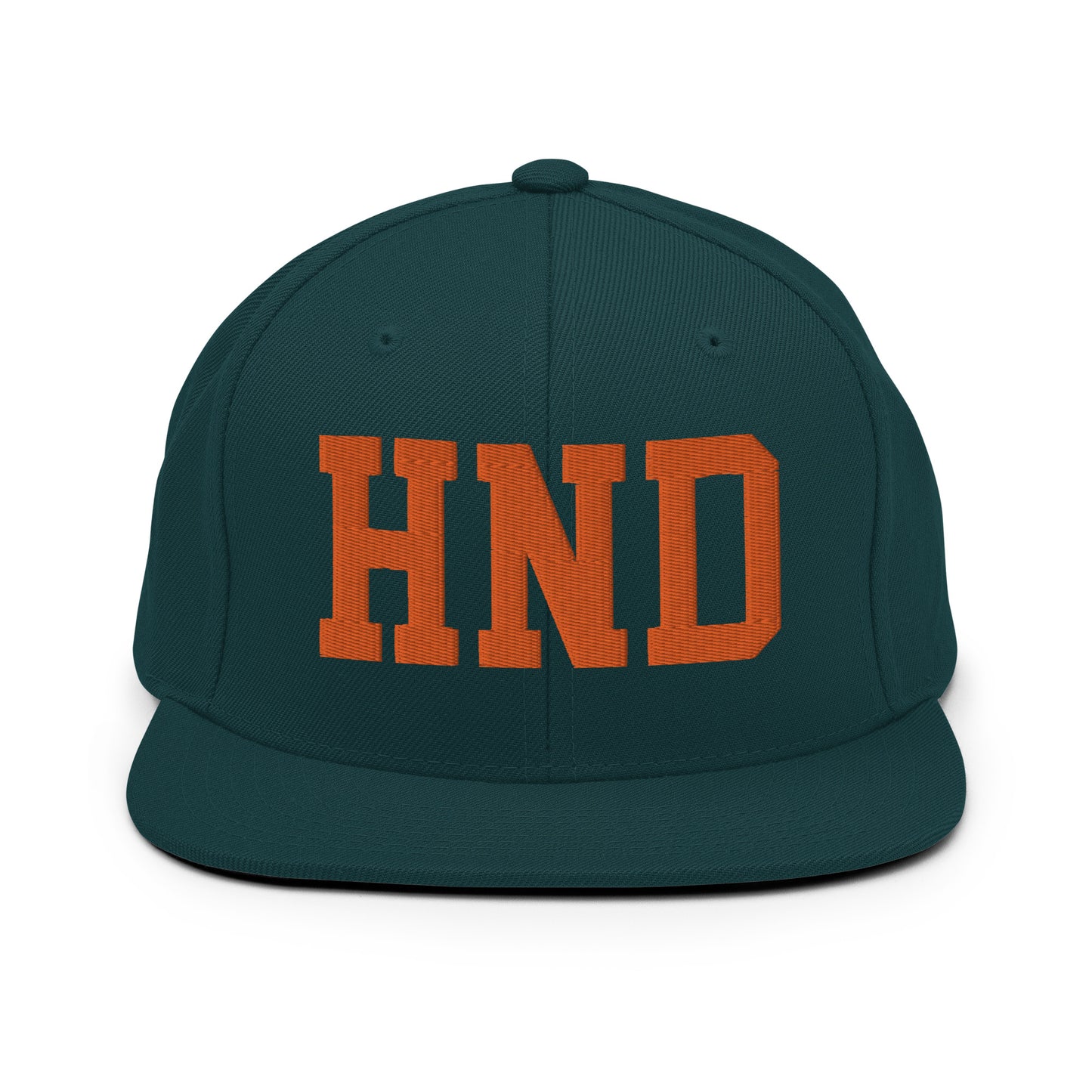 College-Style Classic Snapback Hat • Orange • HND Tokyo • YHM Designs - Image 23