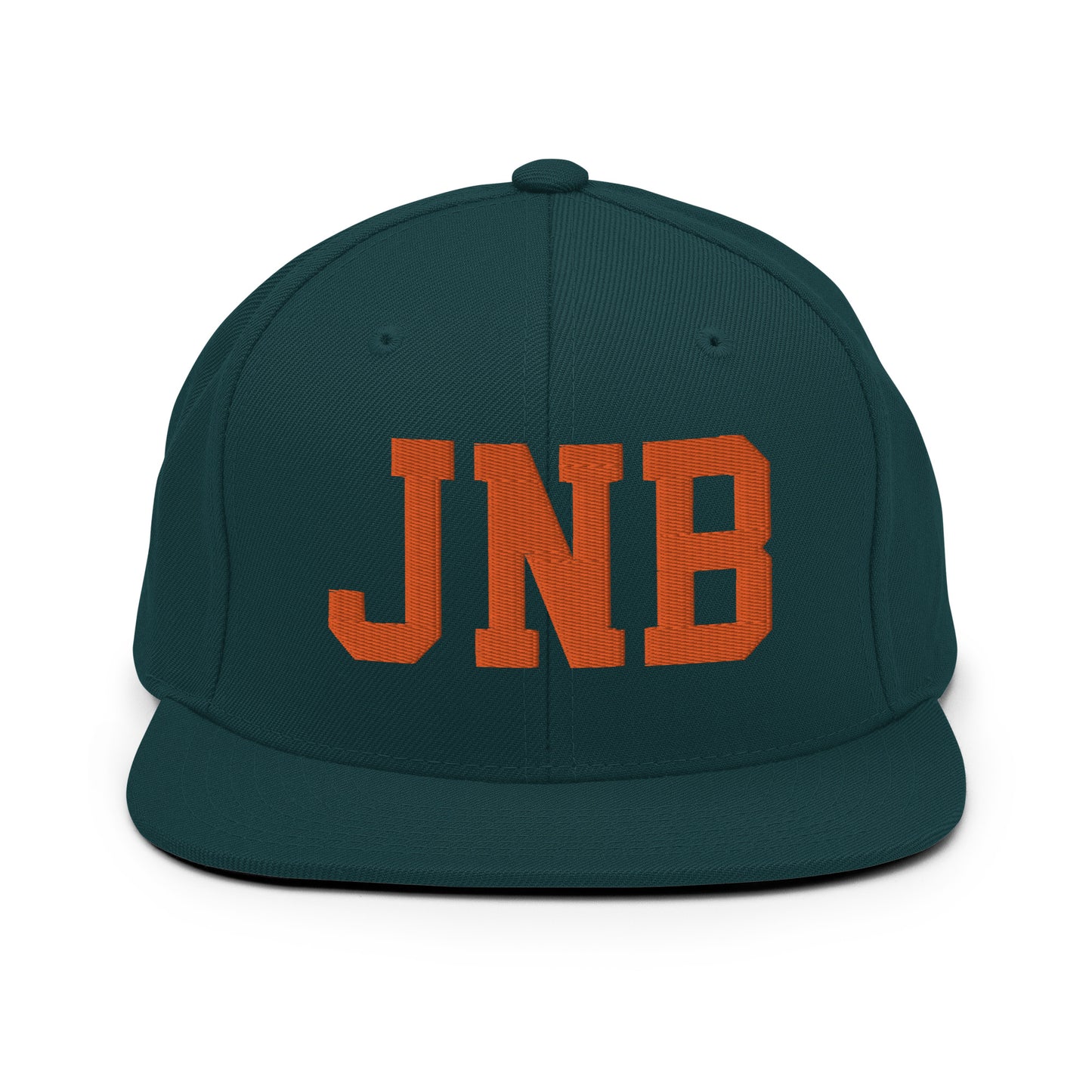 College-Style Classic Snapback Hat • Orange • JNB Johannesburg • YHM Designs - Image 23