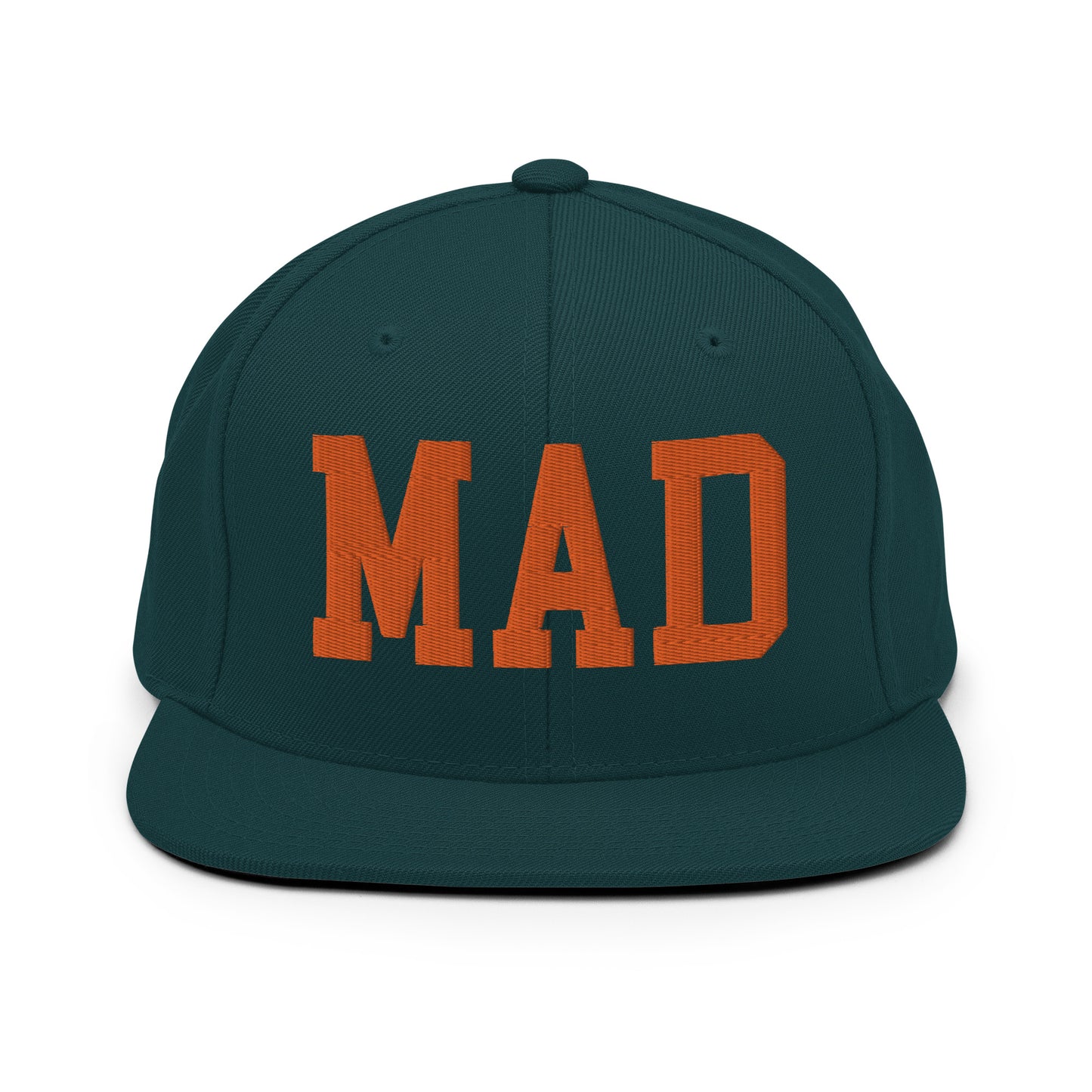 College-Style Classic Snapback Hat • Orange • MAD Madrid • YHM Designs - Image 23