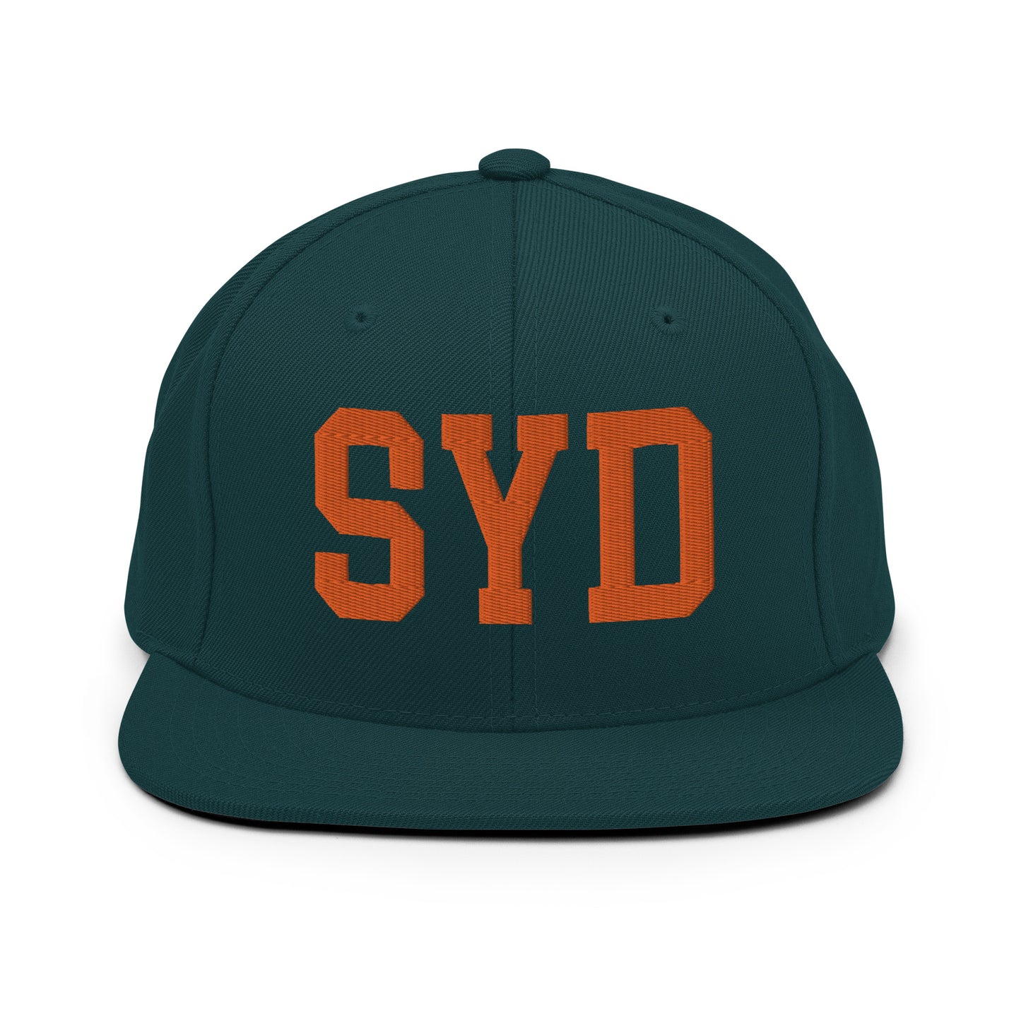 College-Style Classic Snapback Hat • Orange • SYD Sydney • YHM Designs - Image 23