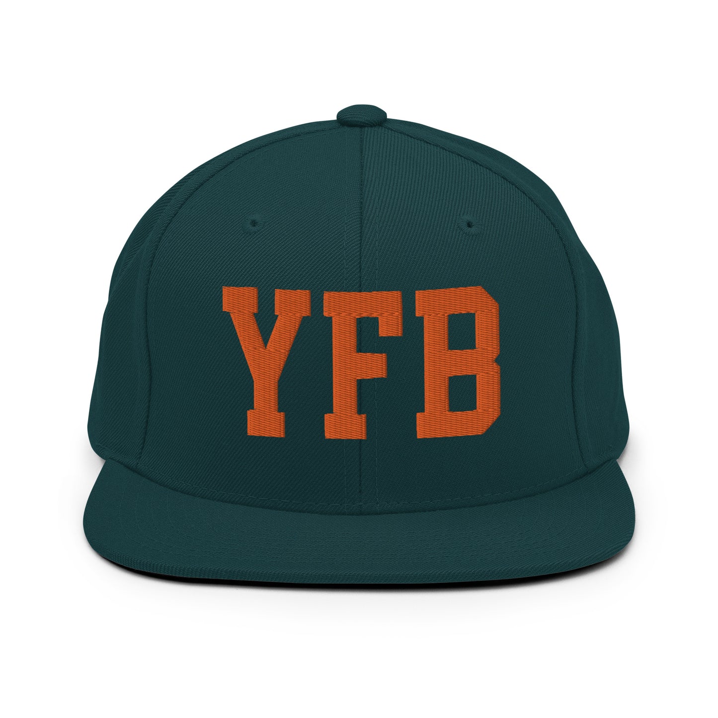 College-Style Classic Snapback Hat • Orange • YFB Iqaluit Souvenir • YHM Designs - Image 23