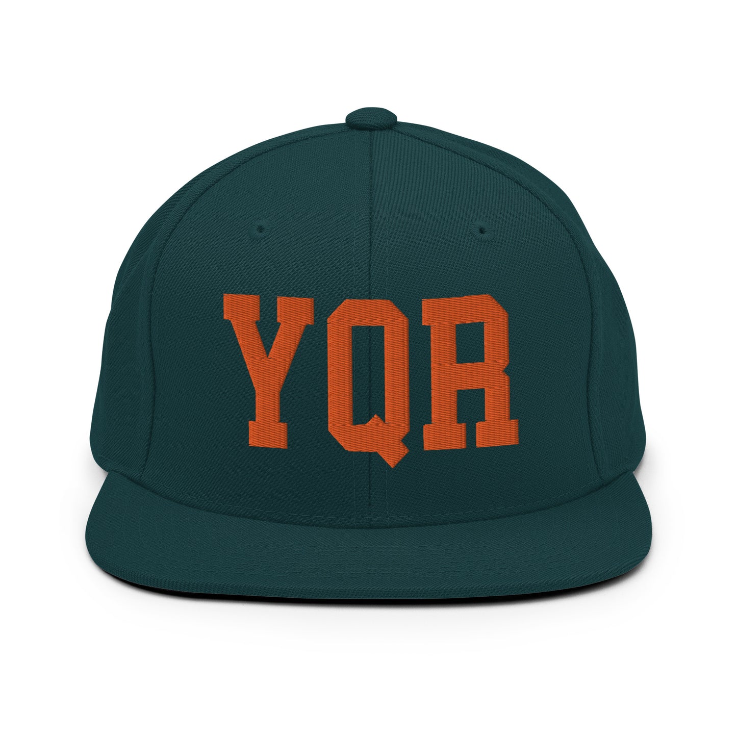 College-Style Classic Snapback Hat • Orange • YQR Regina • YHM Designs - Image 23