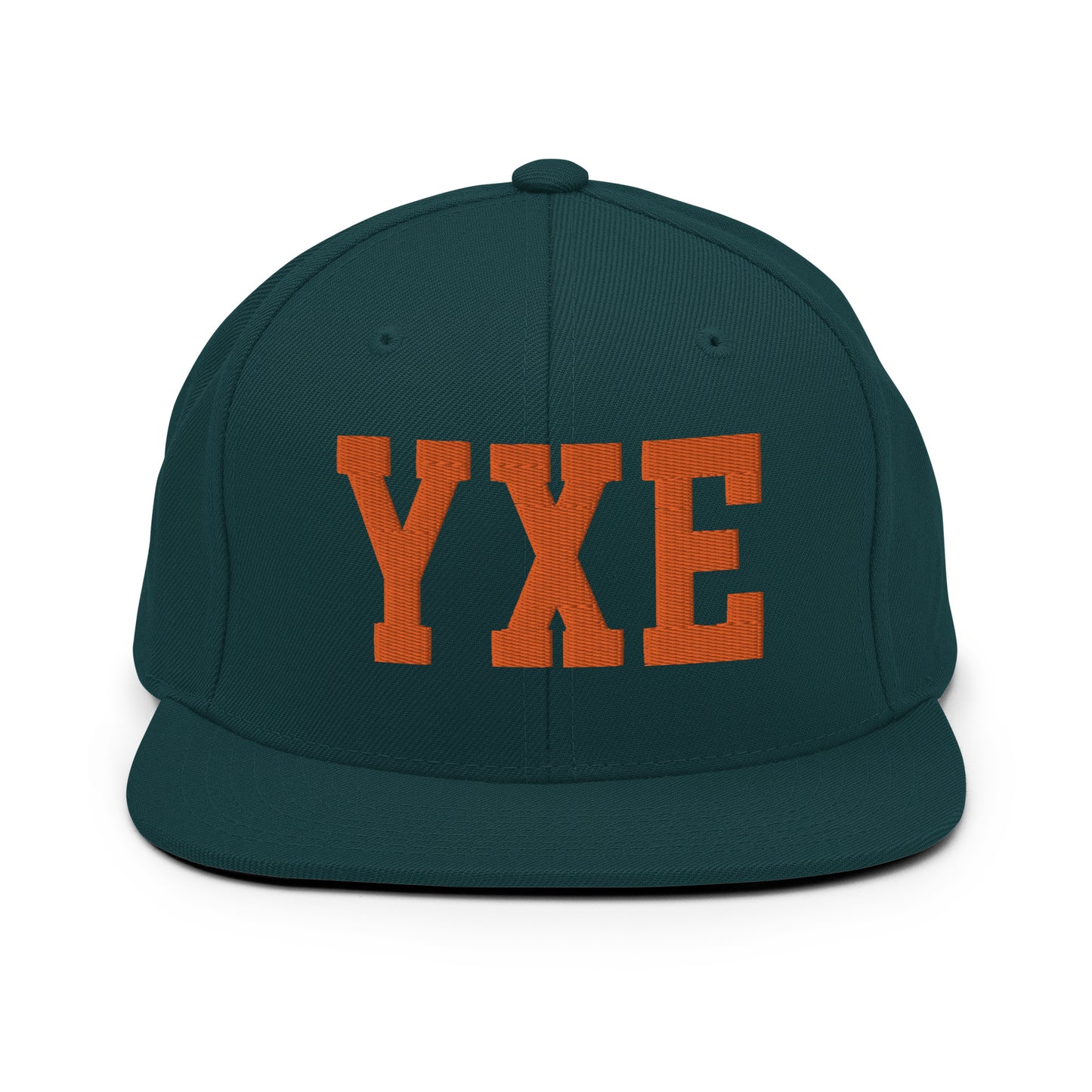 College-Style Classic Snapback Hat • Orange • YXE Saskatoon • YHM Designs - Image 23