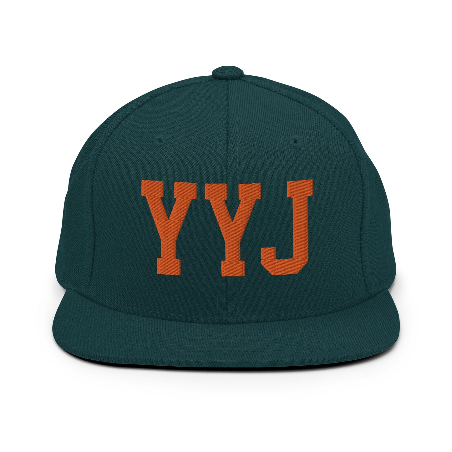College-Style Classic Snapback Hat • Orange • YYJ Victoria • YHM Designs - Image 23