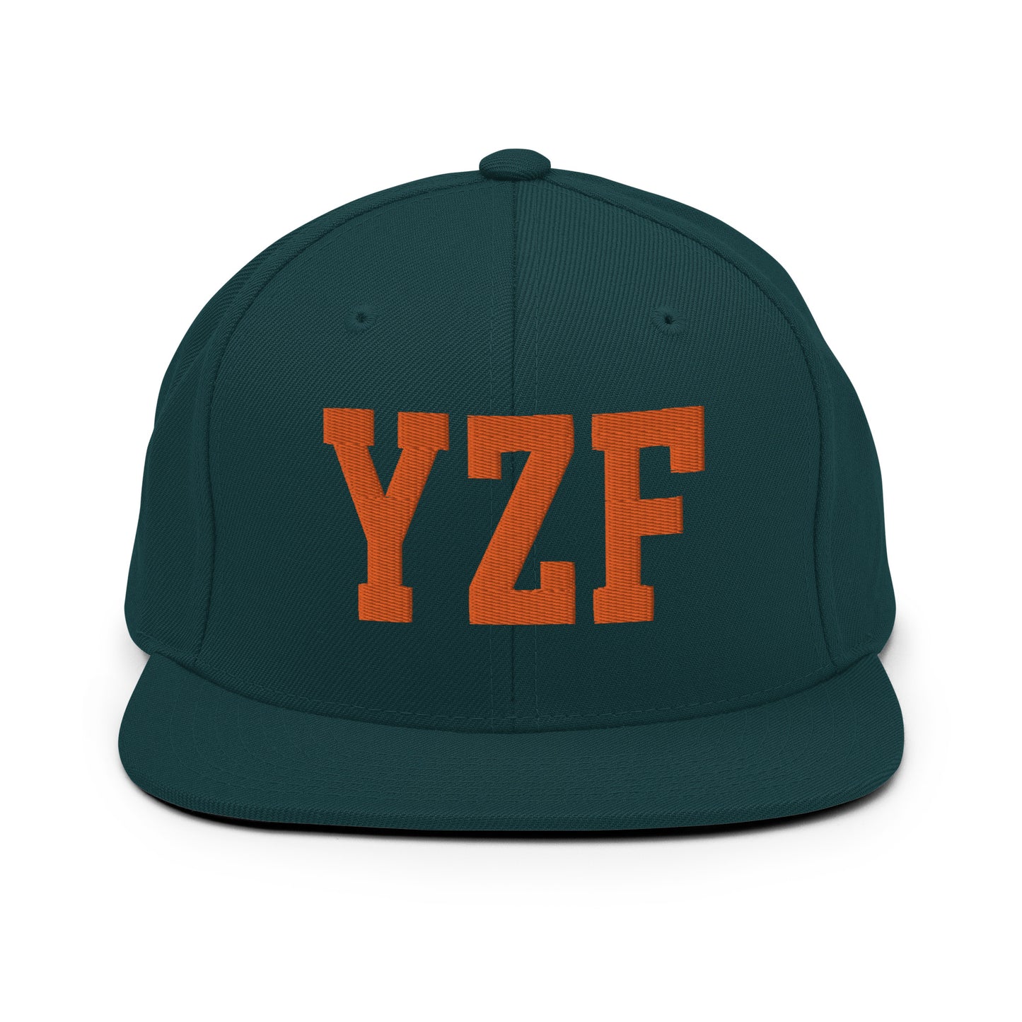 College-Style Classic Snapback Hat • Orange • YZF Yellowknife • YHM Designs - Image 23