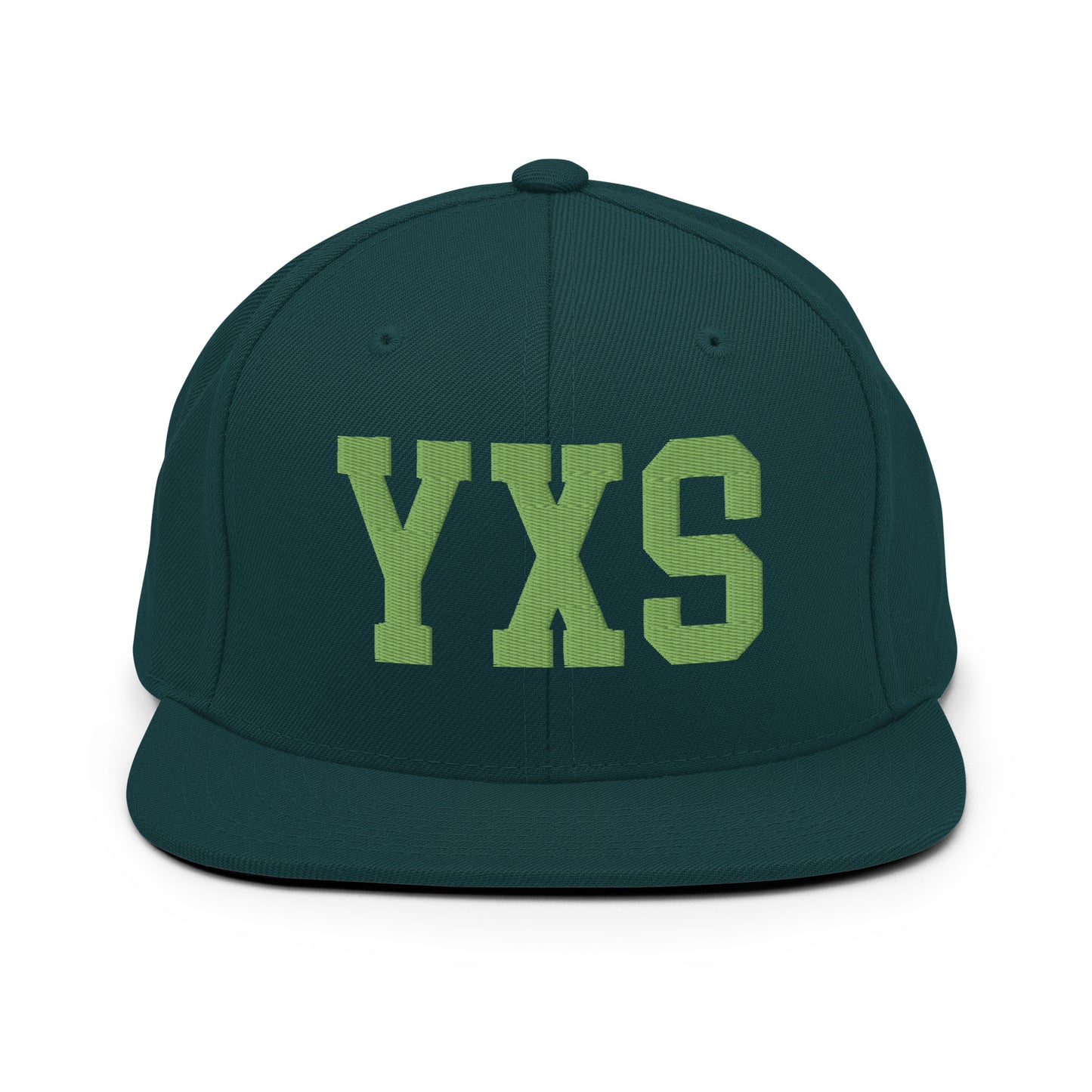 College-Style Classic Snapback Hat • Kiwi Green • YXS Prince George • YHM Designs - Image 07