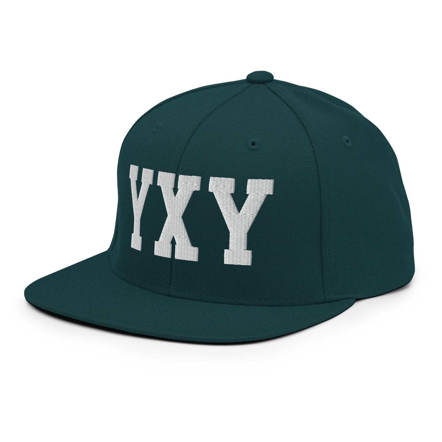 College-Style Classic Snapback Hat • White • YXY Whitehorse Souvenir • YHM Designs - Image 24