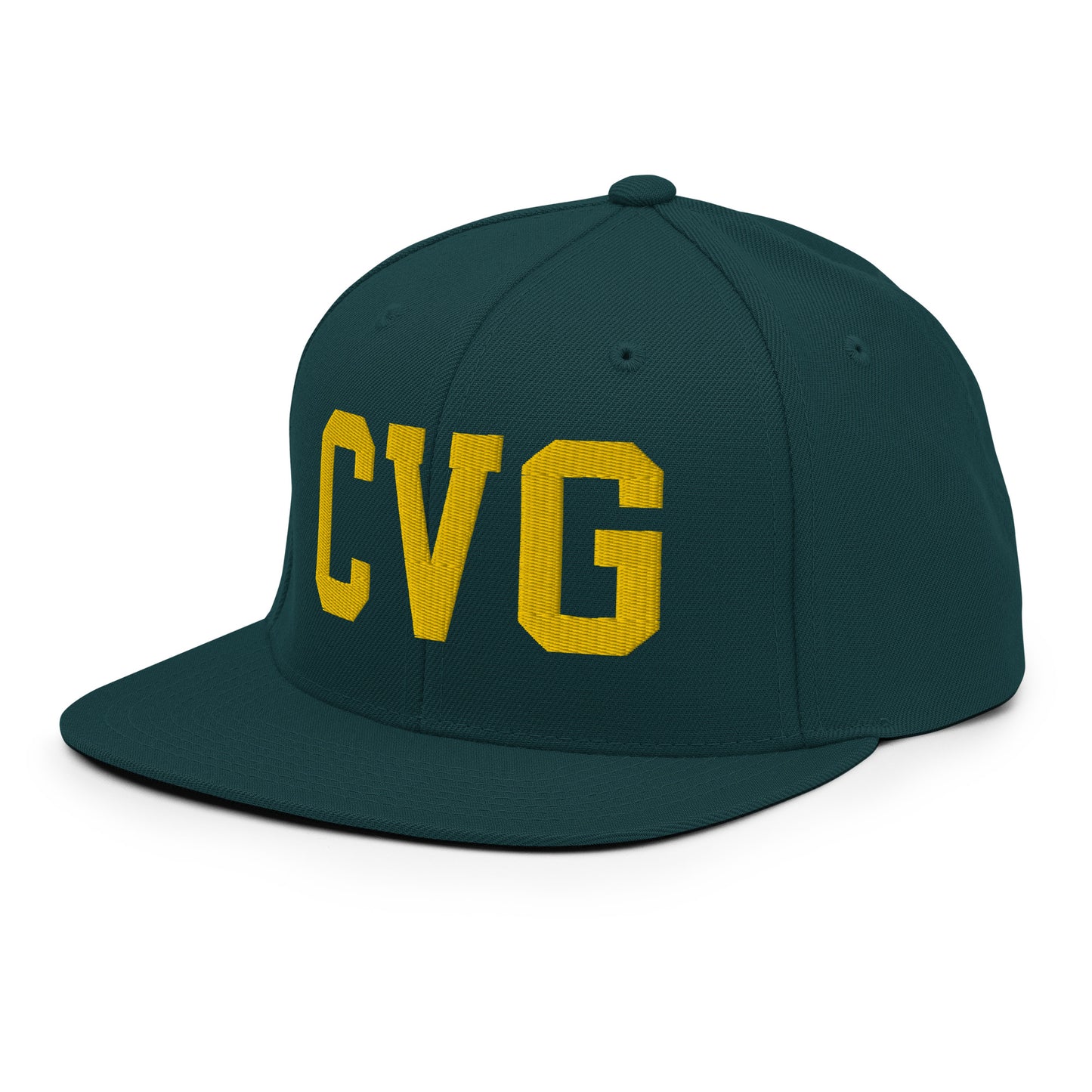 College-Style Classic Snapback Hat • Gold • CVG Cincinnati • YHM Designs - Image 16